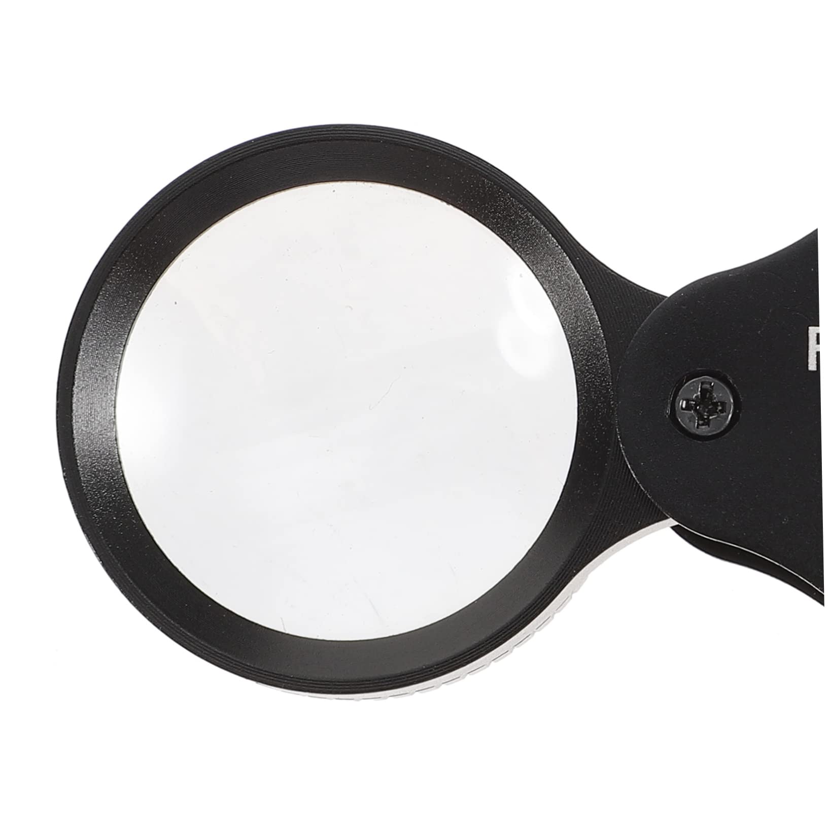 BESTYASH 4 Stück 30 Lupe Tragbare Lupenbrille Leichte Handlupe Juwelierlupen Seniorenlinse Handlupenetui Aluminiumlegierung Schwarz