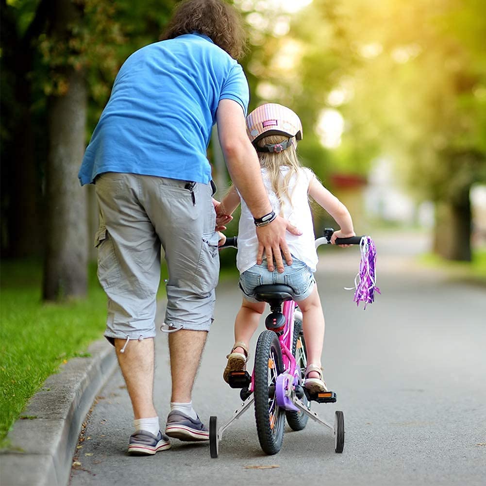 Estink Kids Training Wheels Kids Bike Stabilisers Cycle Stabilisers Children Variable Speed Training Wheels Adjustable for Kids Bikes 16