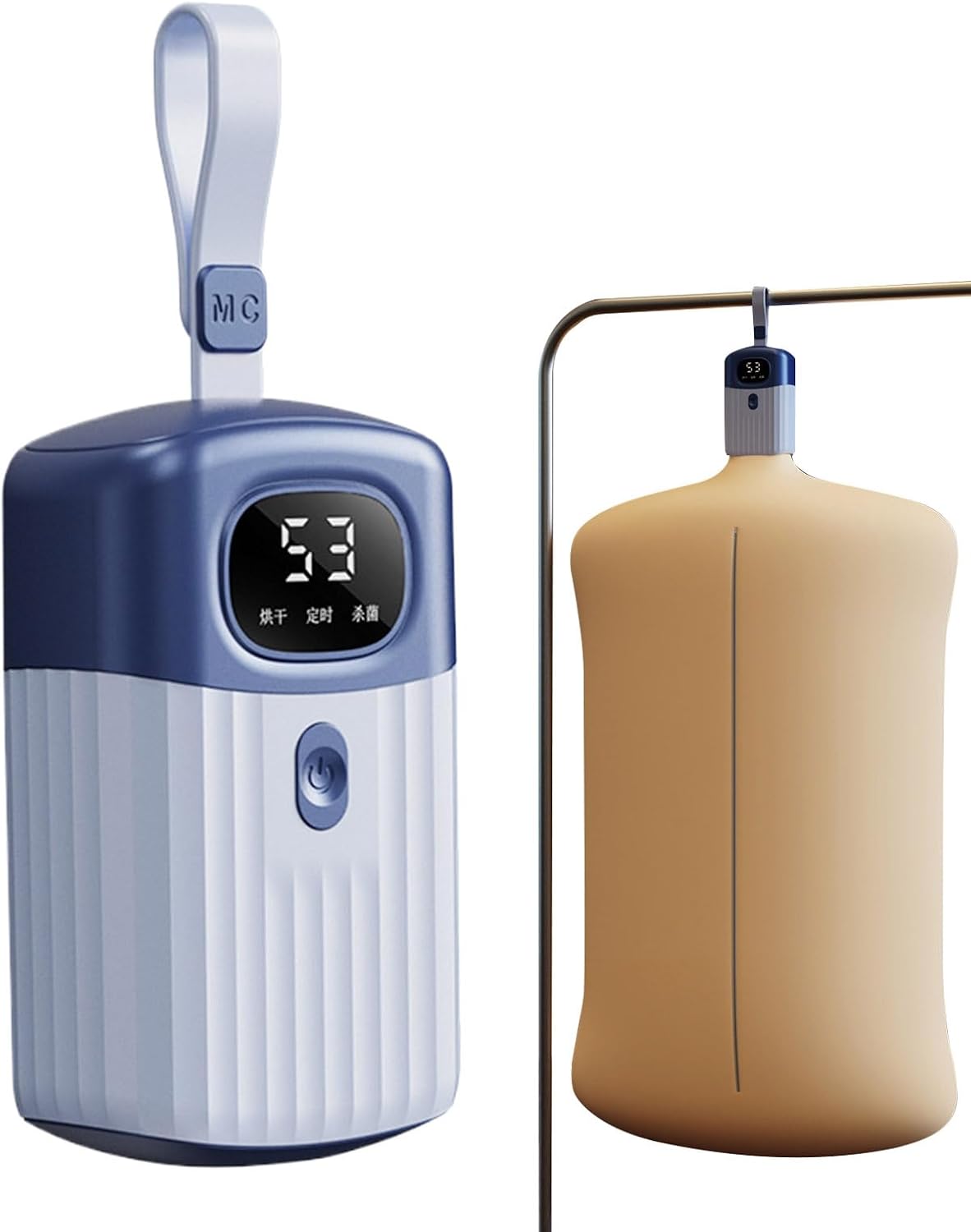 Portable Clothes Dryer - Garment Heater, 1set Mobile Apparatus For Textile Dehumidifying, Compact Machine With Timer, Laundering, Small Vent For Undies, Bathrobes And Hosiery Drying And Vacation