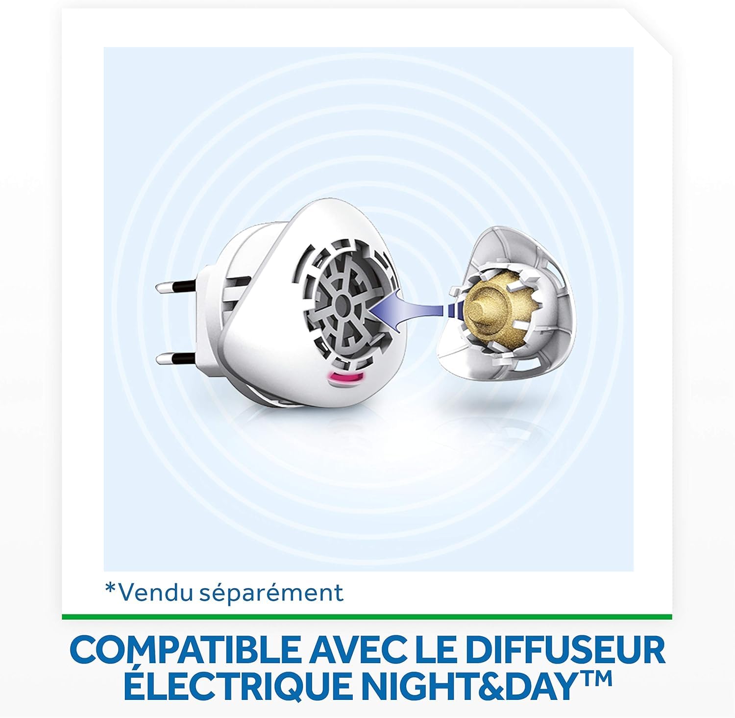 Raid Electrique Night&Day - Ricarica mosche zanzare, tigre, 240 ore, lotto di 3