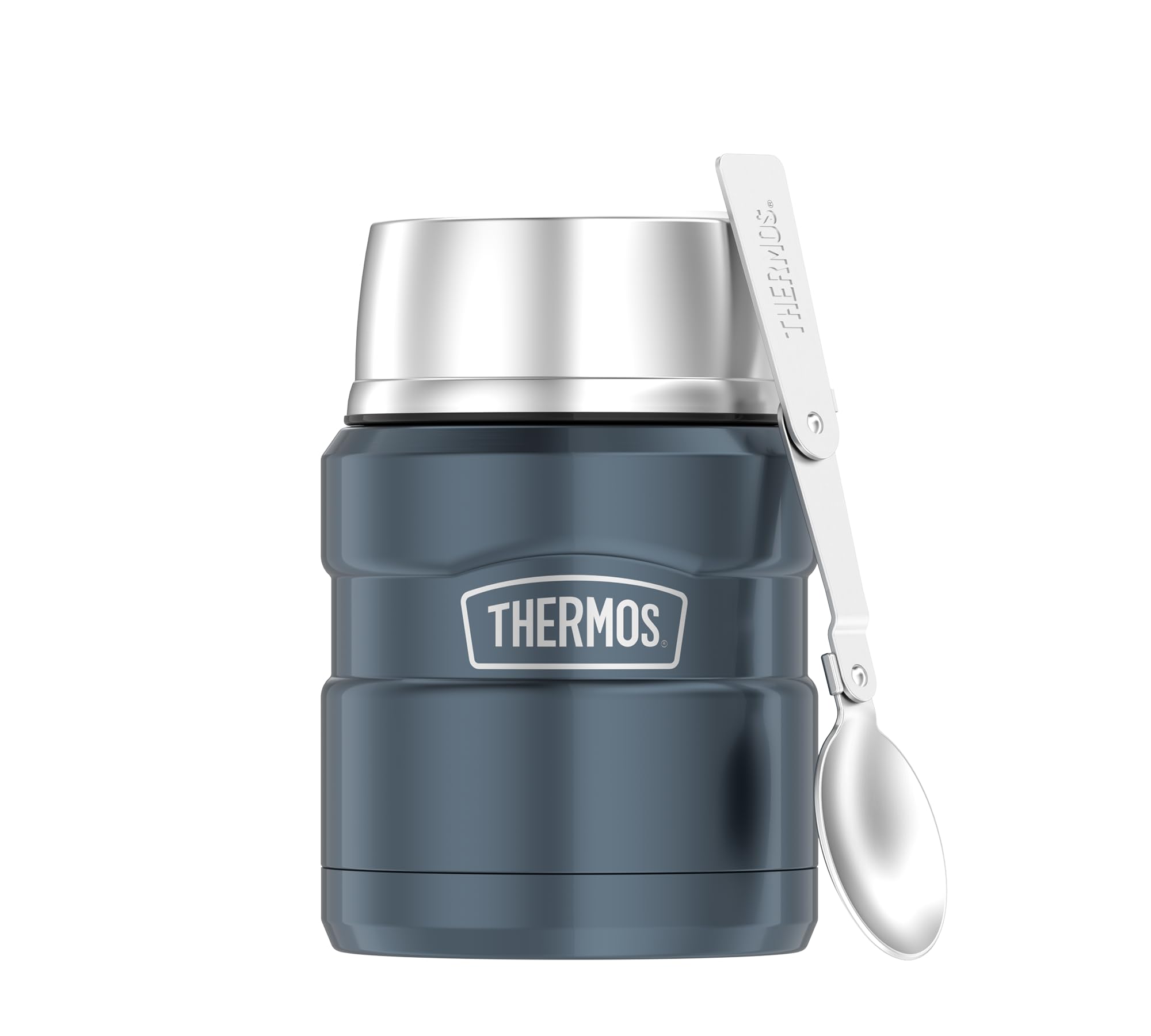 Thermos Stainless King Récipient isotherme 0,47 l, chaud 9 h, gris glacé