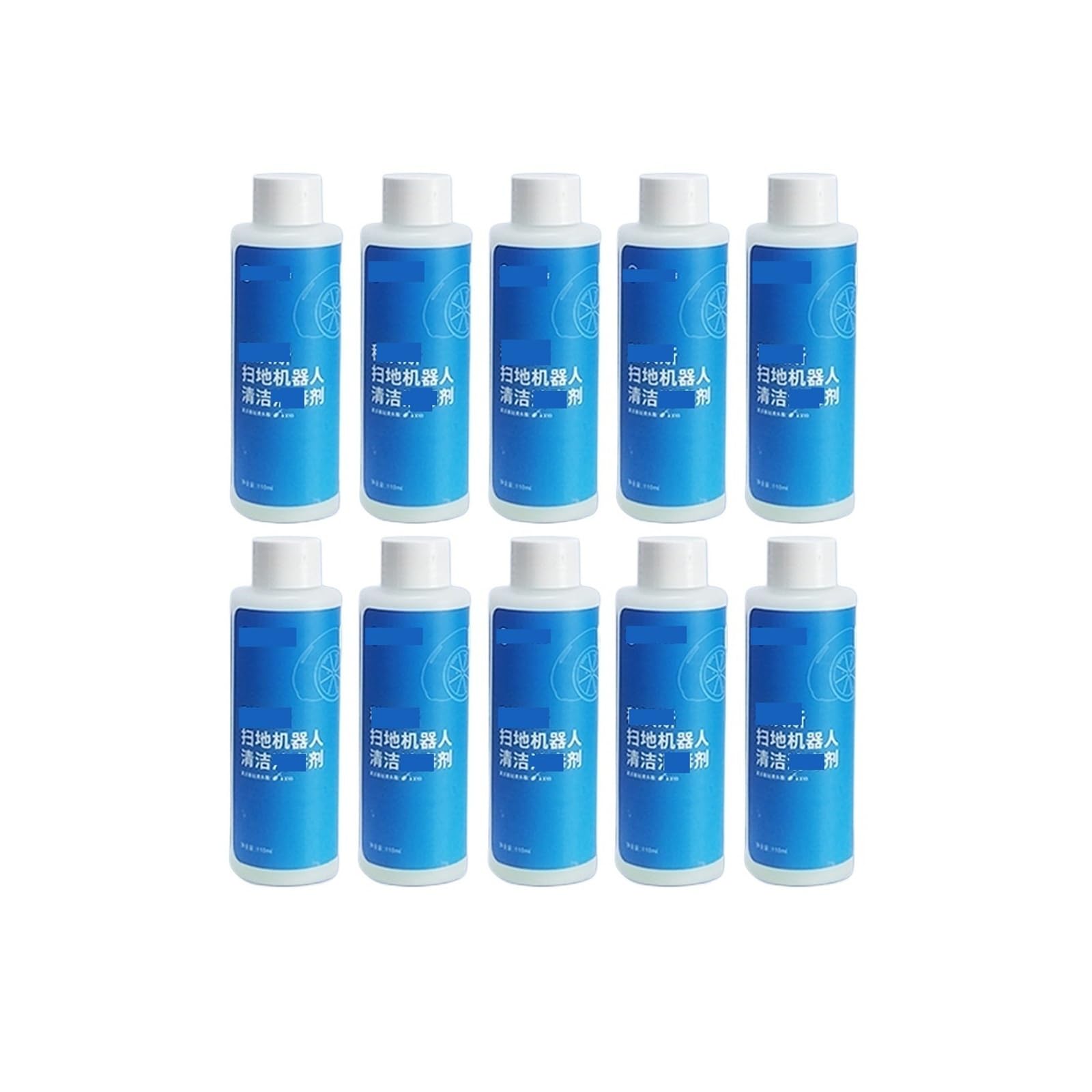 Solución de limpieza de suelo Liqui, compatible con ECOVACS, líquido de limpieza T20 N9 T10 OMNI/T10 TURBO/X1 OMNI/X1 TURBO X2 Pro T2(Blue 10PCS)