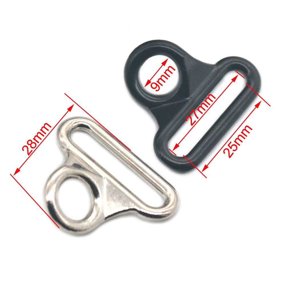Sourcingmap Lot De 5 2,5 Cm 25 Mm Sangle Clips Printemps Gate