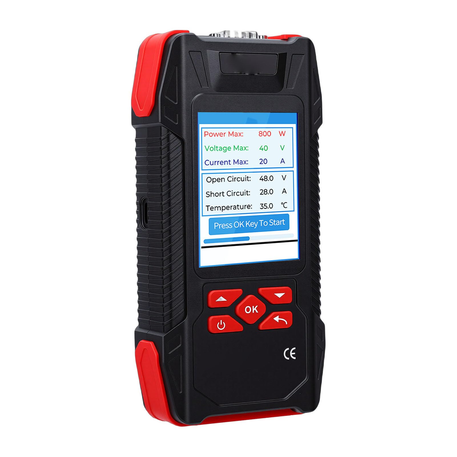 SUNGOOYUE Tester per Pannelli Solari 2000W Multimetro Fotovoltaico MPPT con Curva LCD da 3,2 Pollici Test di Tensione e Corrente in Tempo Reale per Ispezione di Sistemi Fotovoltaici e Tecnici Solari