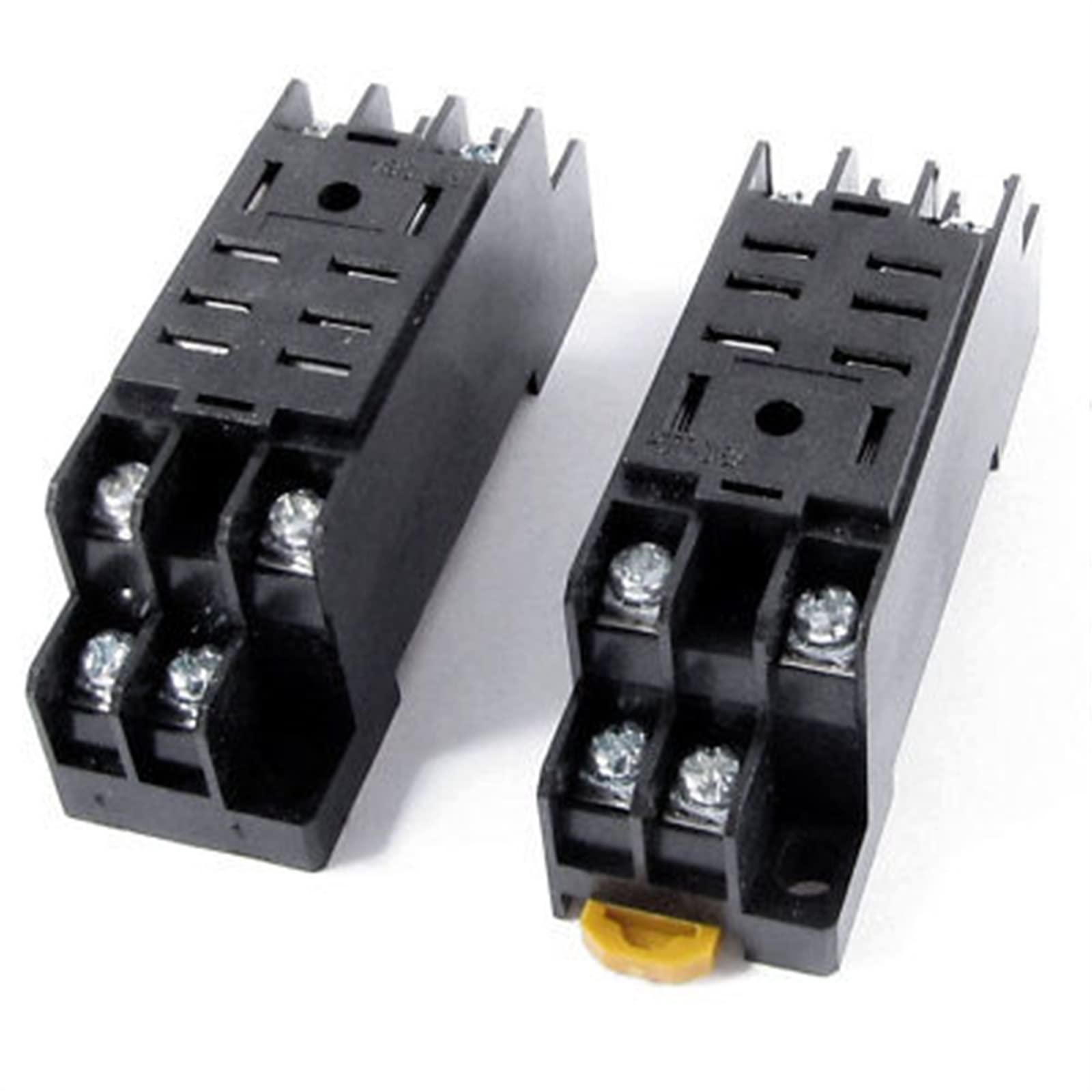 Terminal de tornillo de 8 pines for carril DIN de 34mm, 5 uds., PTF08A, 300VAC12A, Base de enchufe for LY1 LY2