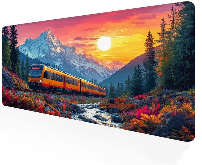 Tapis de Souris XXL 1000x500mm Imperméable pour Bureau et Gaming