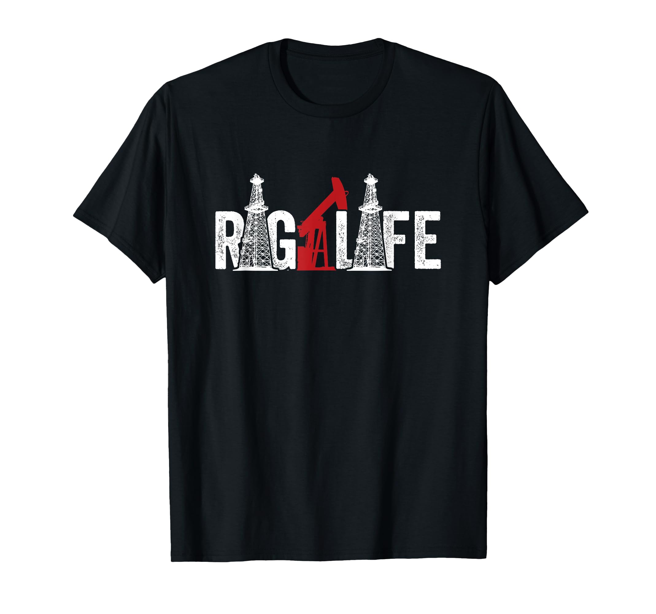 Oil Rig Life Oilfield Worker Oil Driller Man Oilman Drilling T-Shirt