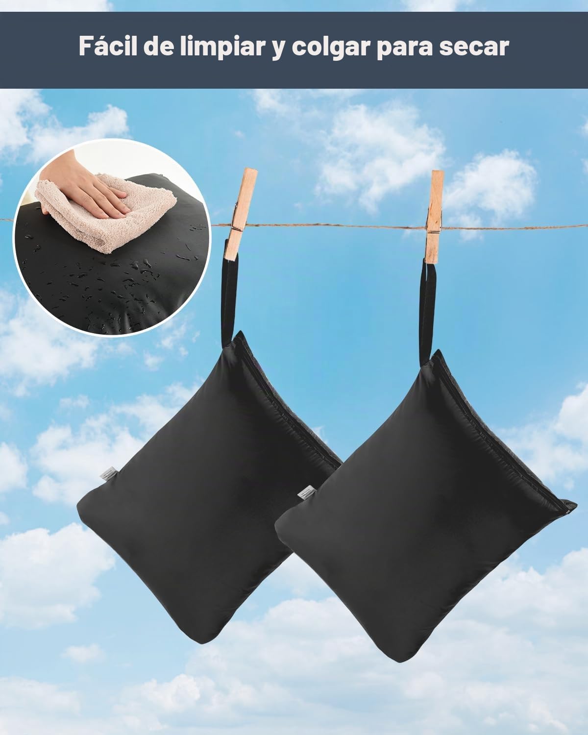 OTraki Bolsa Ropa Sucia Viaje, 2PCS 40x50CM Bolsas Impermeable Bañador Mojado Wetbag Reutilizable Organizador con Cremallera Bolsa De Lavandería para Gimnasio, Natación, Hogar, Viaje (Medium)