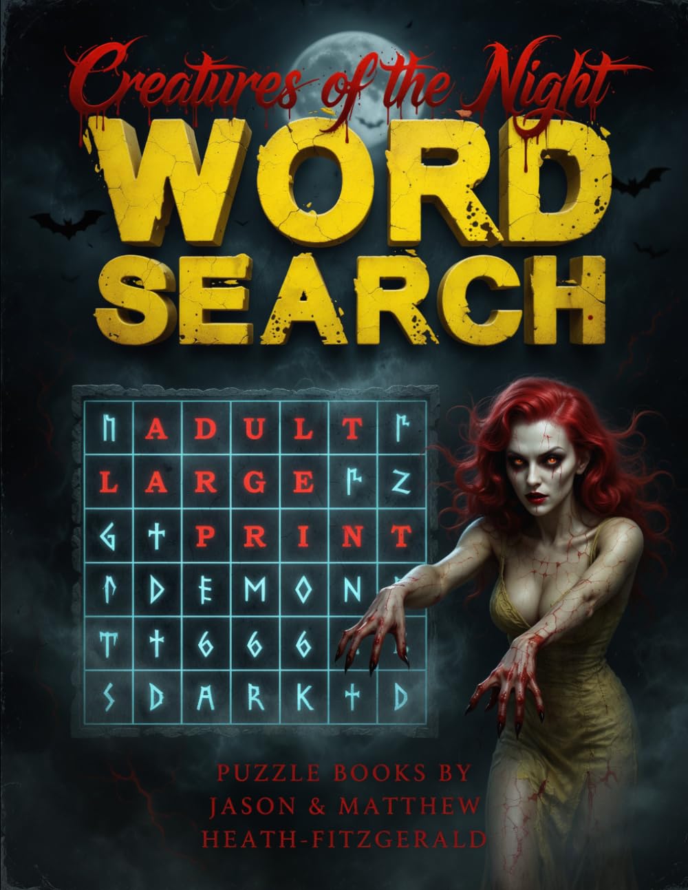 CREATURES OF THE NIGHT WORD SEARCH: PUZZLE BOOK (Word Search Activity Book Series!)
