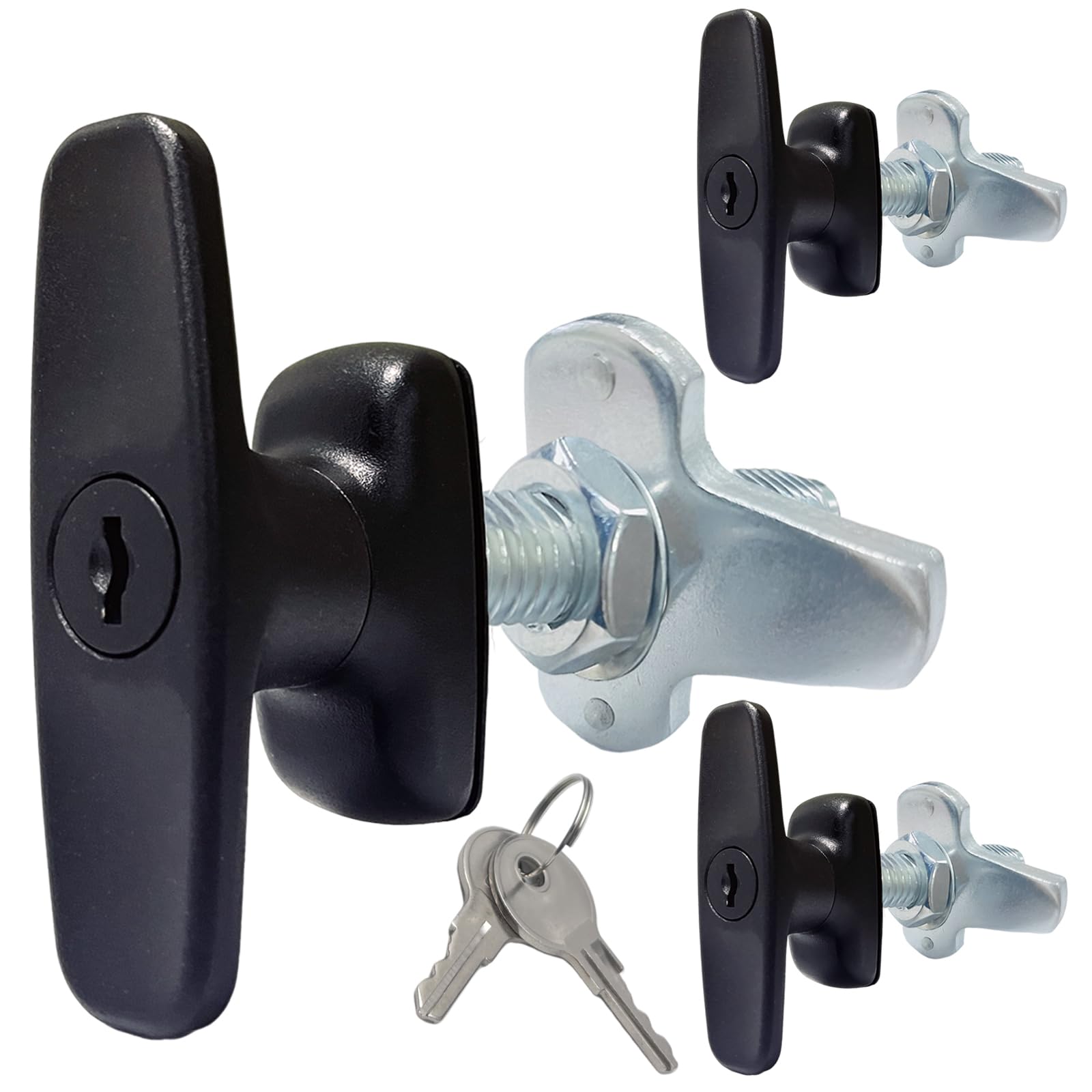 Buy evan T Handle Latch,Zinc Alloy T Handle Lock with Keys,Truck Topper