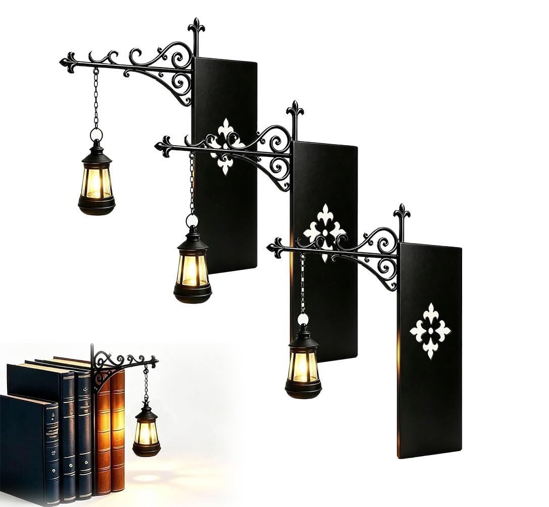 Miniature Hanging Lantern For Bookshelf Library Decorative Lighting