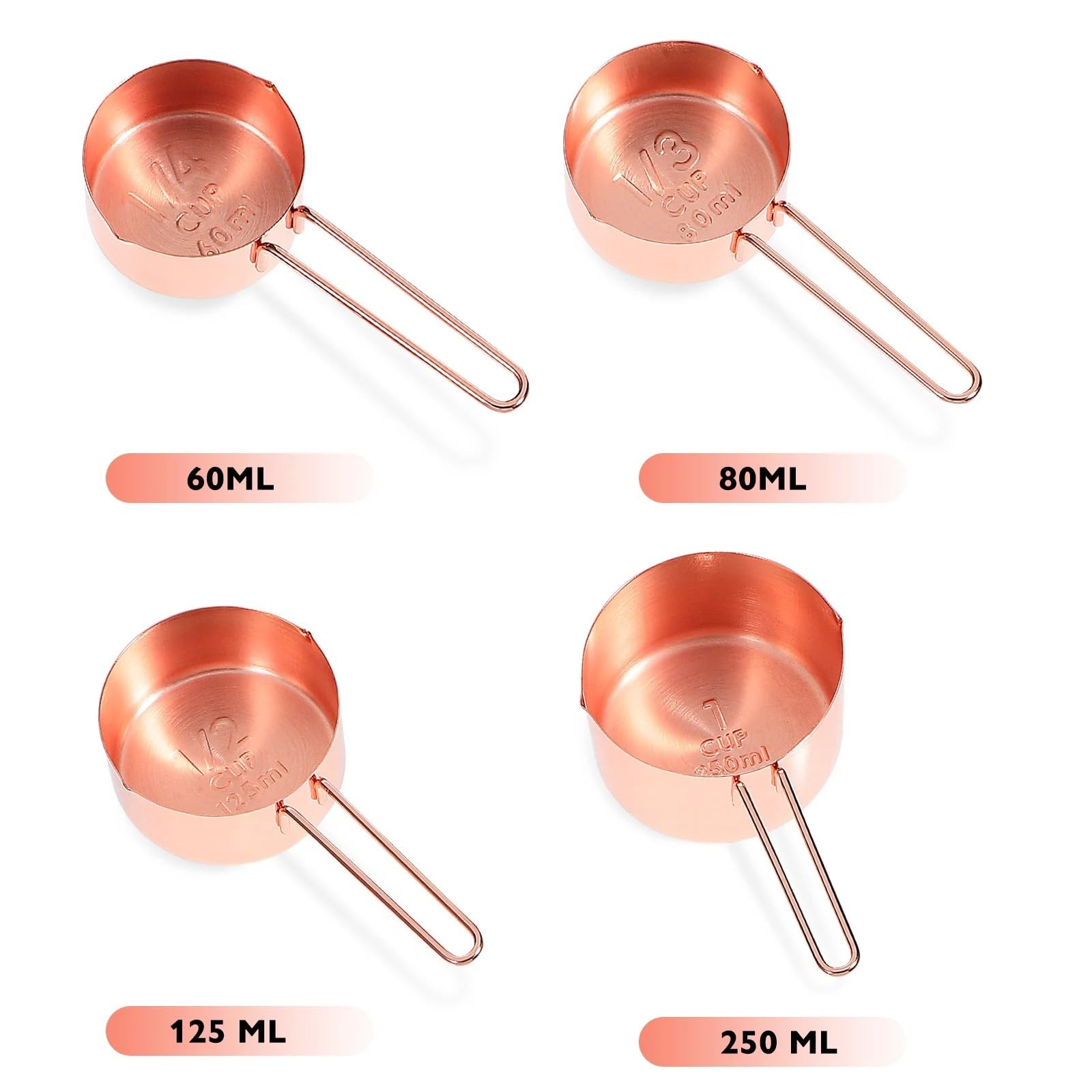Backen Messbecher Löffel | Edelstahl-Küchengeräte, kleines Maß, flüssige Gewürze, Mehl, praktisches Set