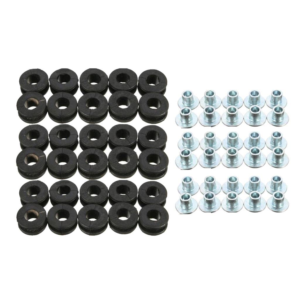 The Style Sutra 30x Motorcycle Rubber Grommets Bolt Pressure Relief Cushion Kit For Fairings|Motors | Parts & Accessories | Motorcycle Parts |30 Pieces Rubber Grommets Fairing-image-34