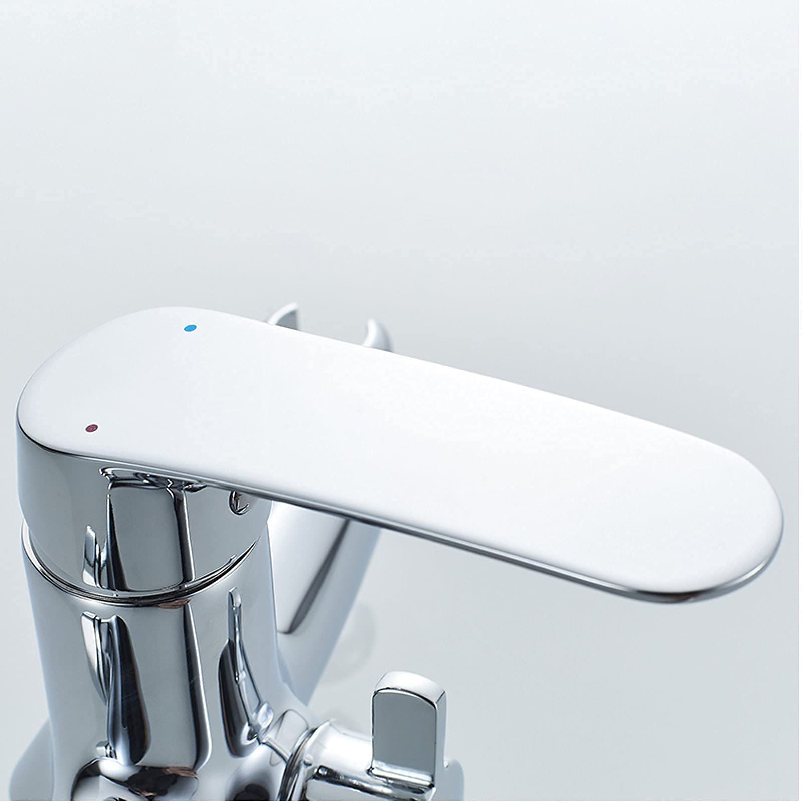 Grifo clásico para bañera montado en la pared, cromado, grifo para bañera de latón con cabezal de ducha de mano de 5 modos, salida de agua giratoria de 40 cm de largo, grifo mezclador para ducha de