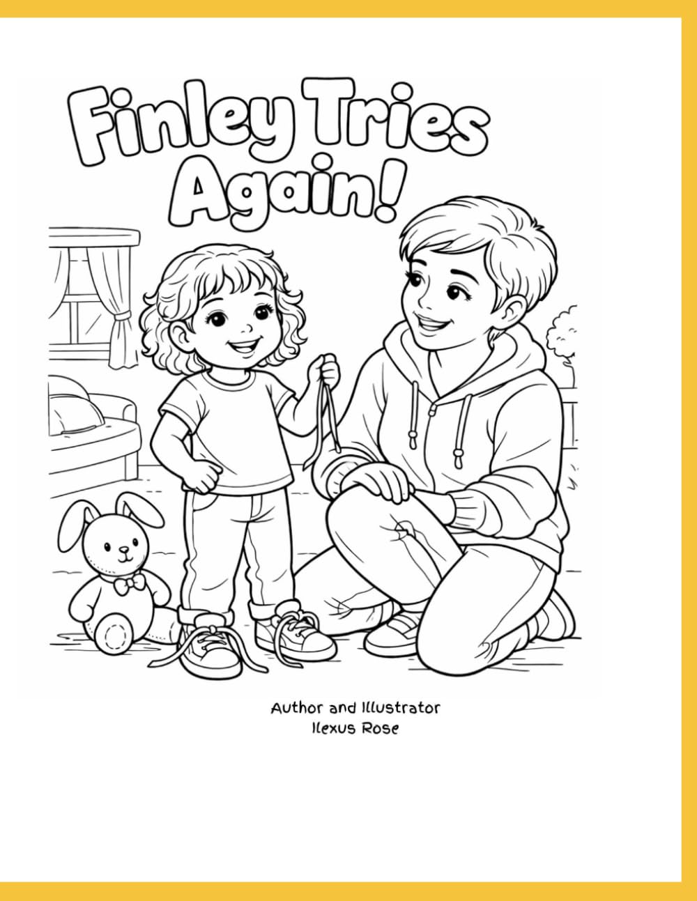 Finley Tries Again: A coloring Story