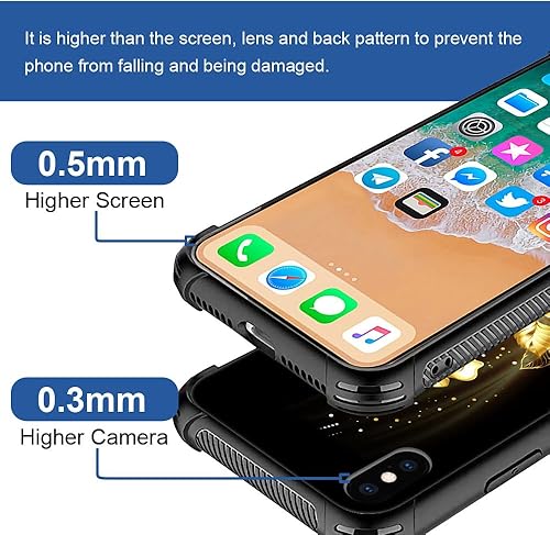 Miniatura 4 de DAIZAG Funda compatible con iPhone XR, protección completa, a prueba de golpes, antiarañazos, funda de poliuretano termoplástico para hombre y
