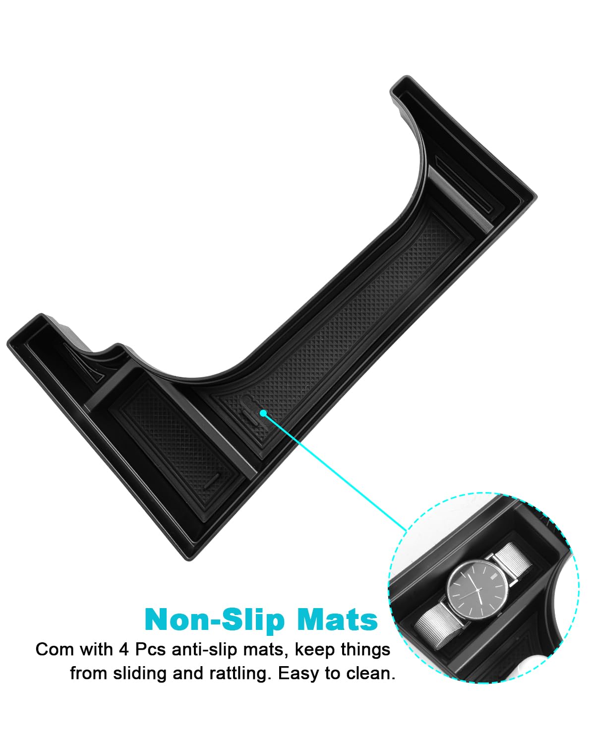 CDEFG Compatible avec Hyundai Kona EV électrique SX2 2026 Boîte de rangement Organiseur de Console Centrale Central Kona EV 2026 Accessoires