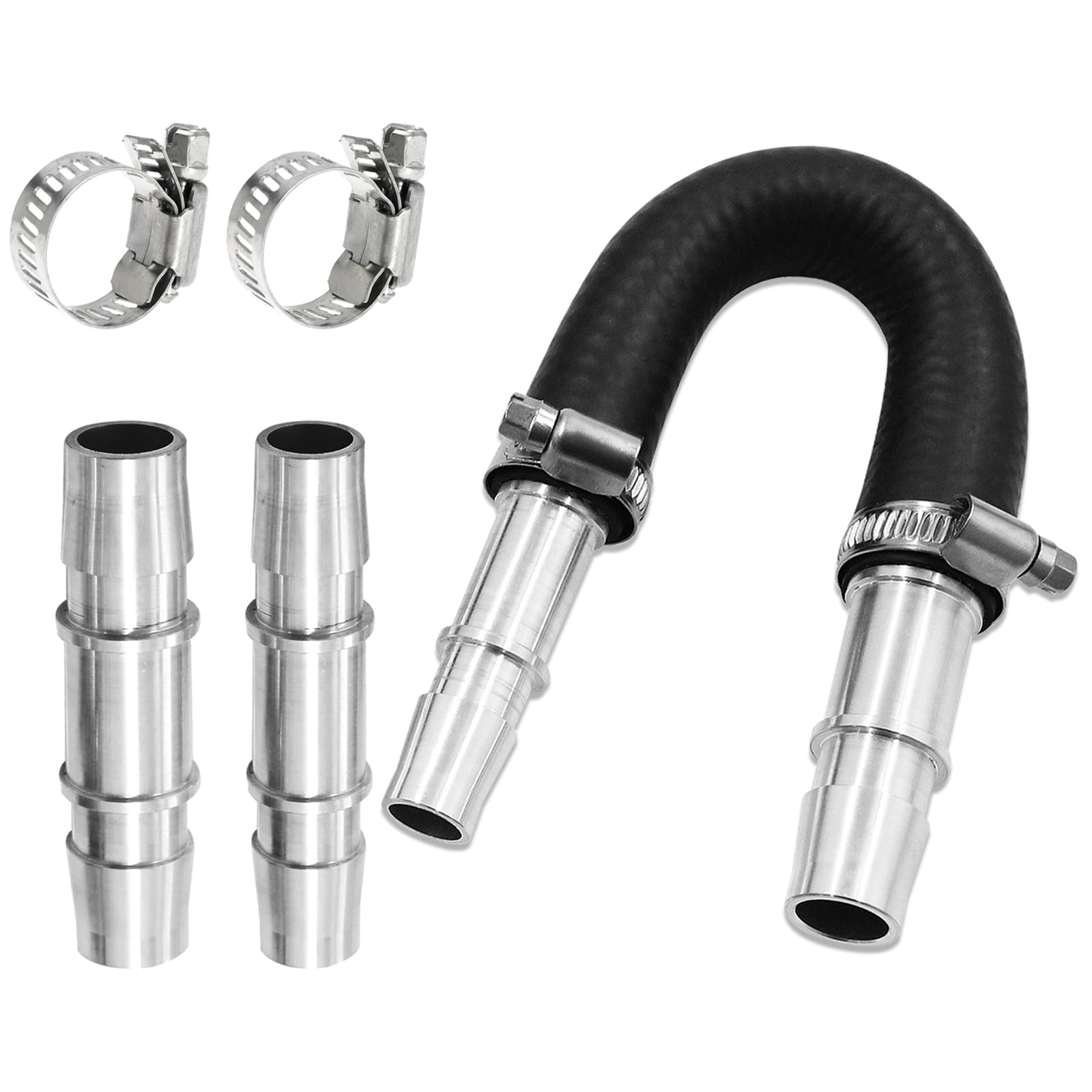 Heater Core Bypass Kit, 626-001 Engine Heater Core Flush Kit with 5/8" 3/4" Hose for Most Common Heater Hoses-image-22