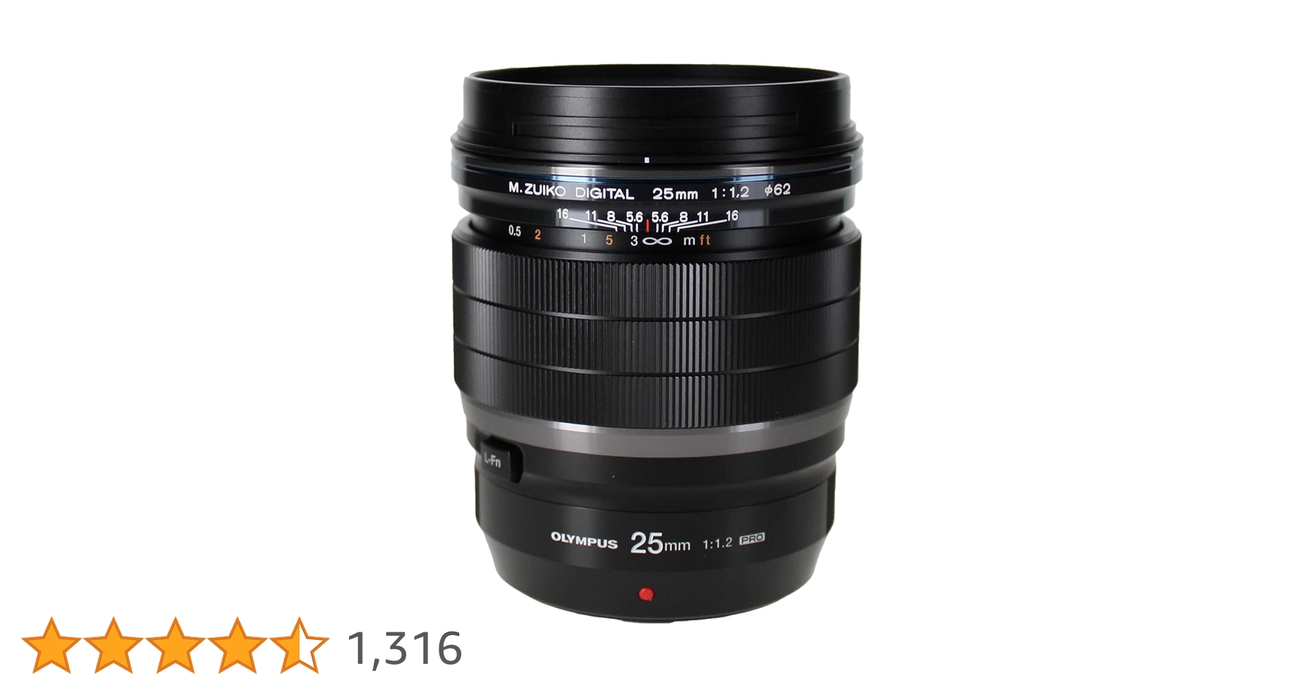 Amazon.co.jp: OLYMPUS 単焦点レンズ ED 25mm F1.2 防塵防滴耐低温
