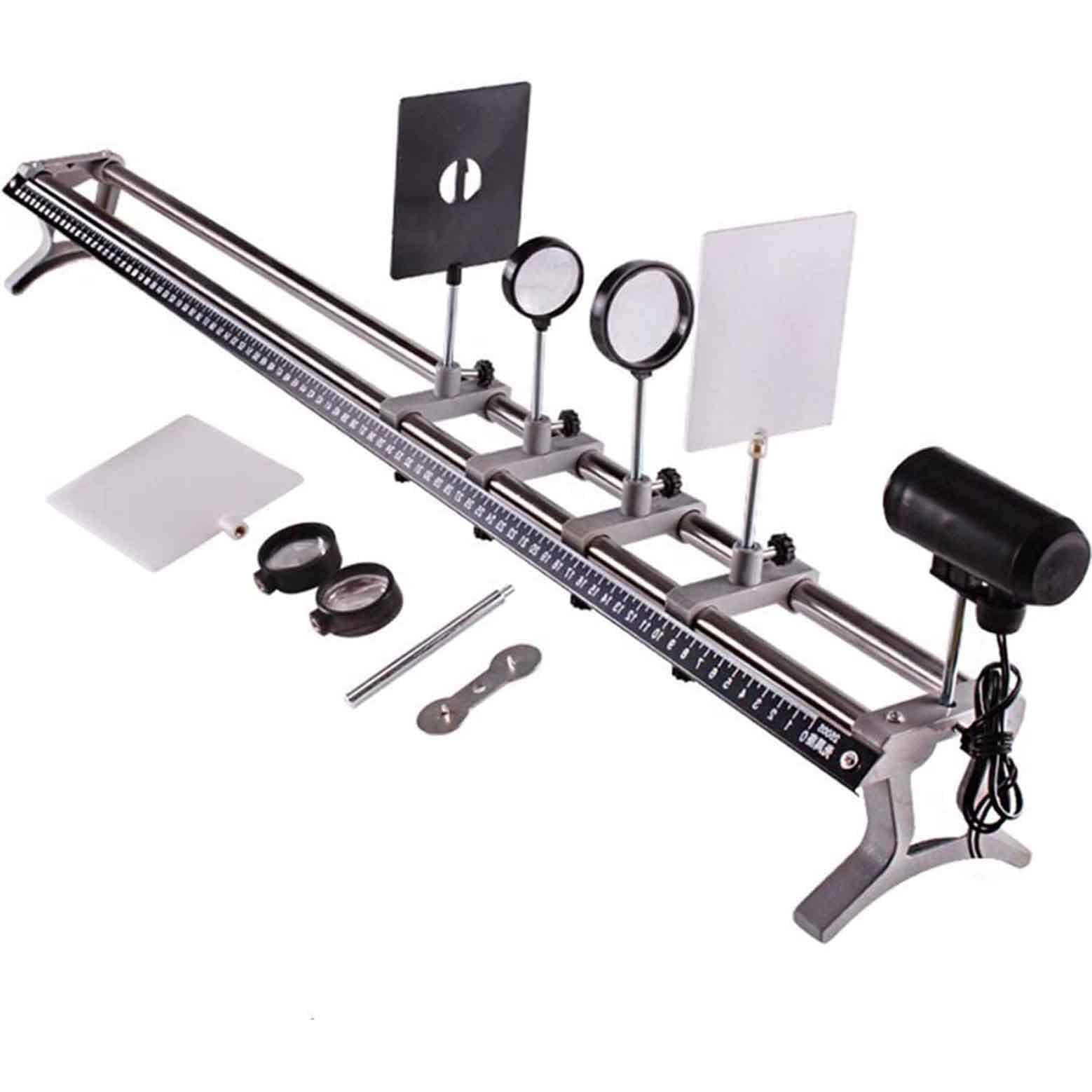 Optical Bench Set Complete Teaching Equipment, Complete Accessories, Teaching Materials Physics - Laboratory Appliance Optics Equipment