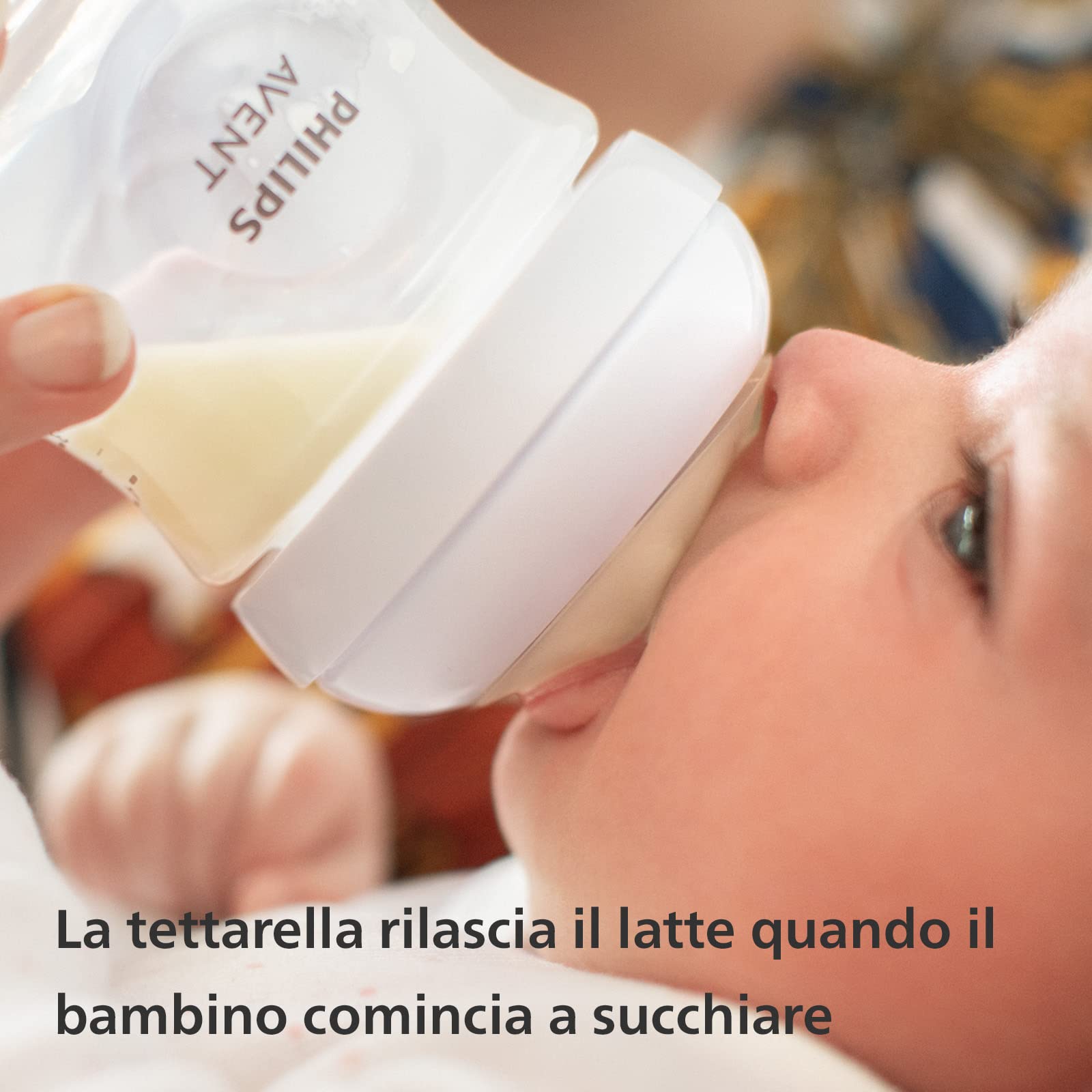 Philips Avent Biberon Natural Response - 2 biberon da 125 ml per neonati e bambini di pochi mesi, senza BPA (modello SCY900/02)