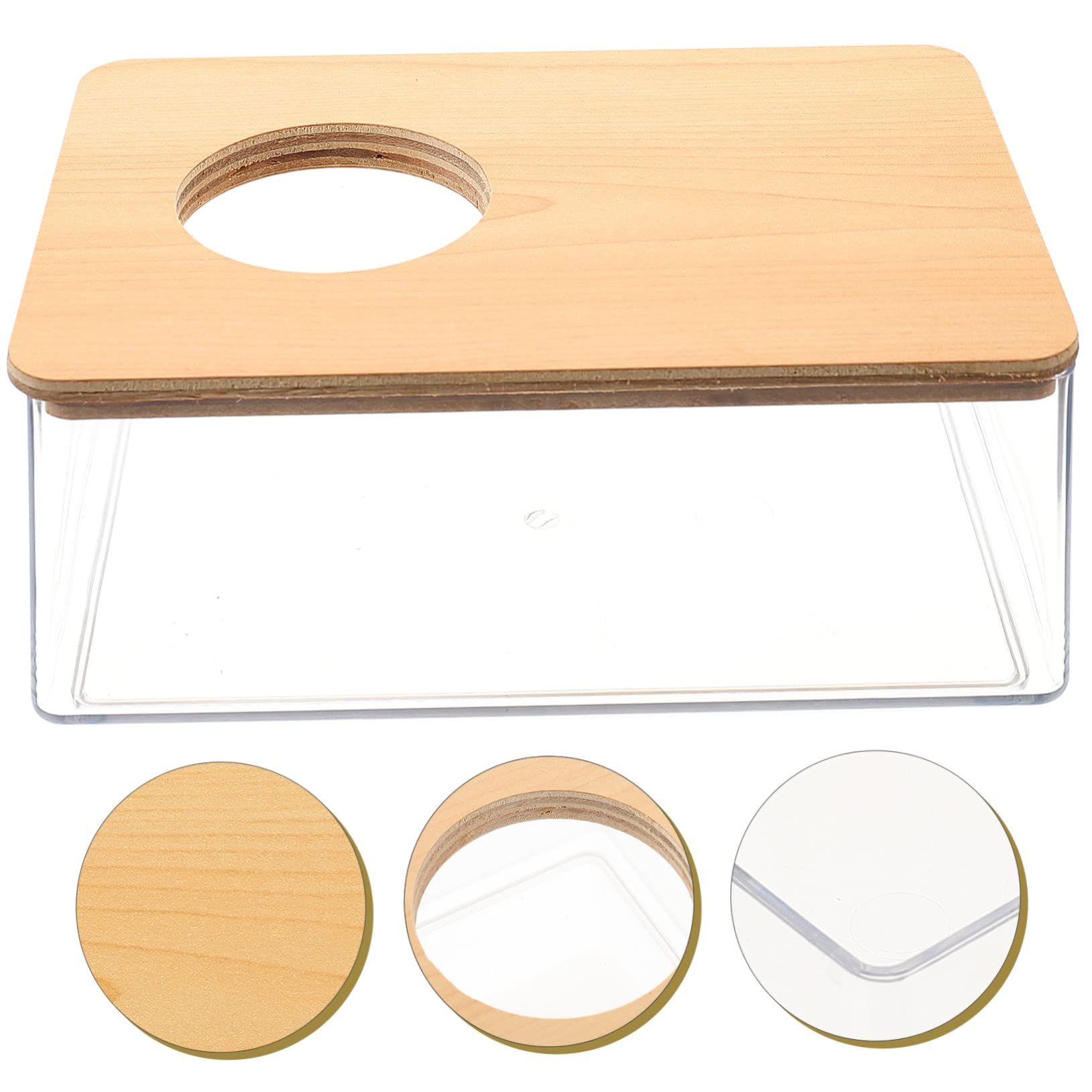 POPETPOP 2stücke Transparente Hamsterbadewanne Mit Sandbad Funktion Kleintier Badezimmer Für Hamster Zwerghamster Und Andere Kleine Haustiere Einfach Zu Reinigen Beobachten