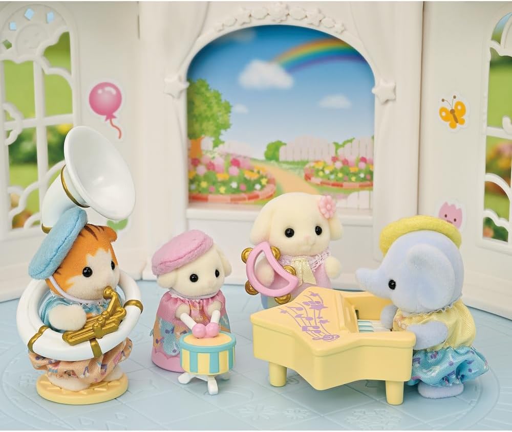 Sylvanian Families - The Concert of the Nativity Scene - Immerse yourself in the world of the Sylvanian Family - Miniature Figurines - Toy for Children 3 years and above - 5817