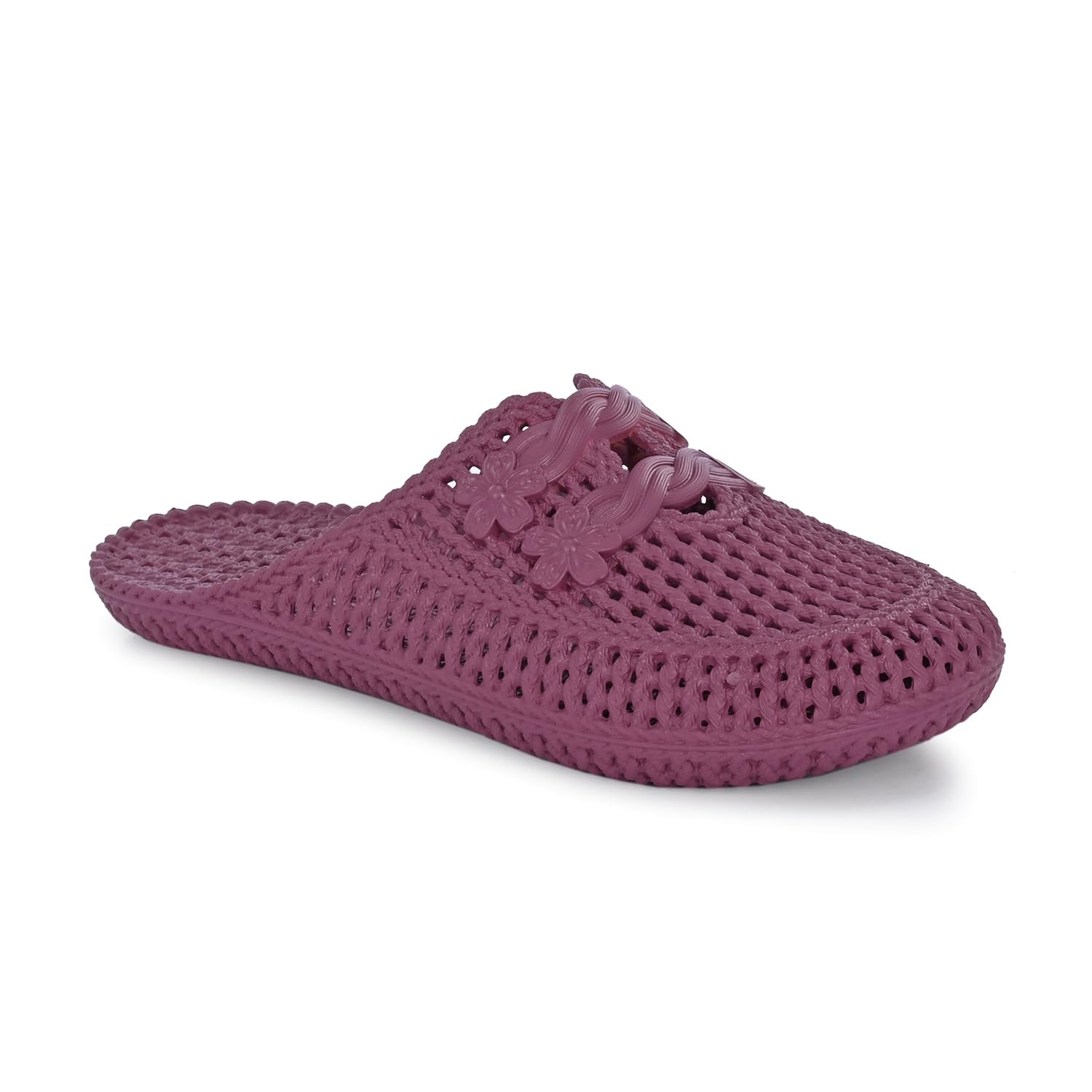 Women’s Lightweight Soft PVC Slippers | Breathable Hollow Design | Comfortable Slip-On Sandals with Anti-Slip Sole-image-9