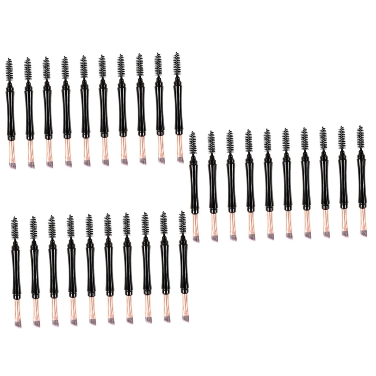 MAGICLULU 3 Set Di Pennelli Per Sopracciglia Kit Di Pennelli Copri Pennelli Per Ragazze Uso Domestico 10 Pezzi*3
