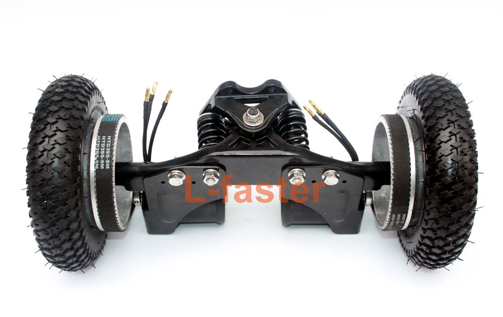 Camion Off Road Planche 27,9 cm avec 20,3 cm gonflage Pneu motorisé à gaz Longboard Truck extérieur Extreme Sport Planche de Surf (Drive)