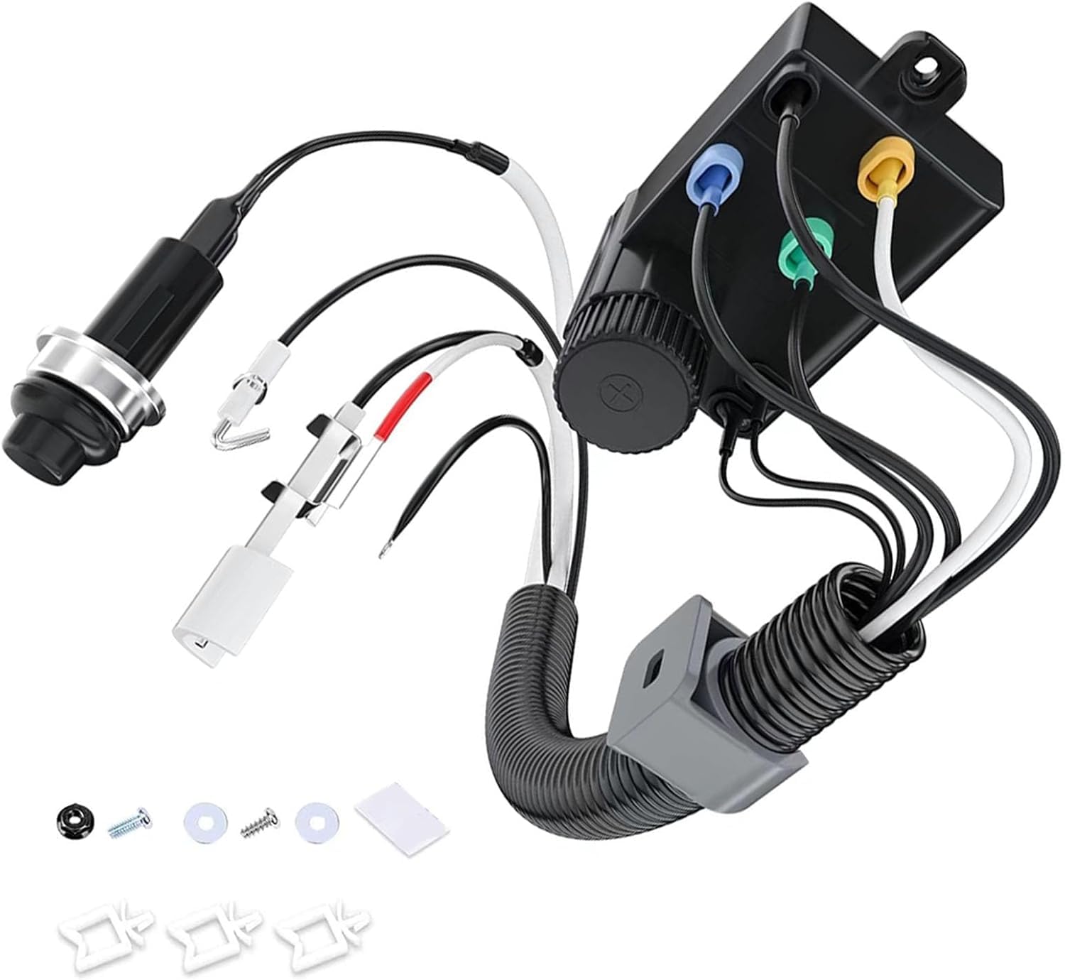 Generisch 69851 Elektronischer Zünder Kit Ersatz, für Weber Spirit 220/320/330/335 Serie,für Weber 7643, mit Drahtmanagement, Piezozünder Elektrozünder Funkenzünder Druckknopf