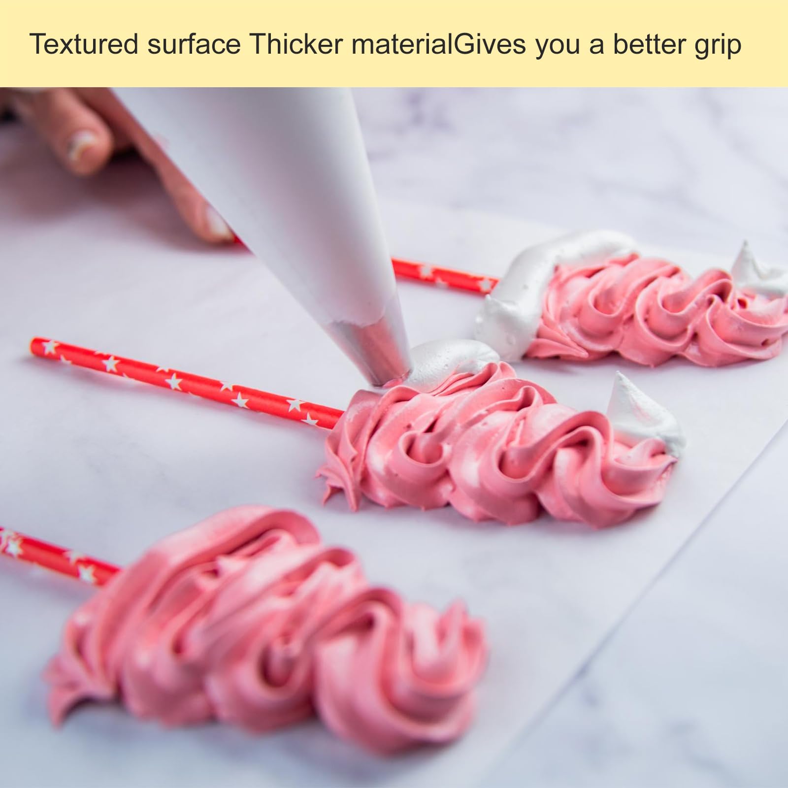 200Pcs Small Piping Bags 8 Inch Disposable Icing Bags Mini Tipless Pastry Piping Bag for Cream Frosting Dessert Decorations - Image 5