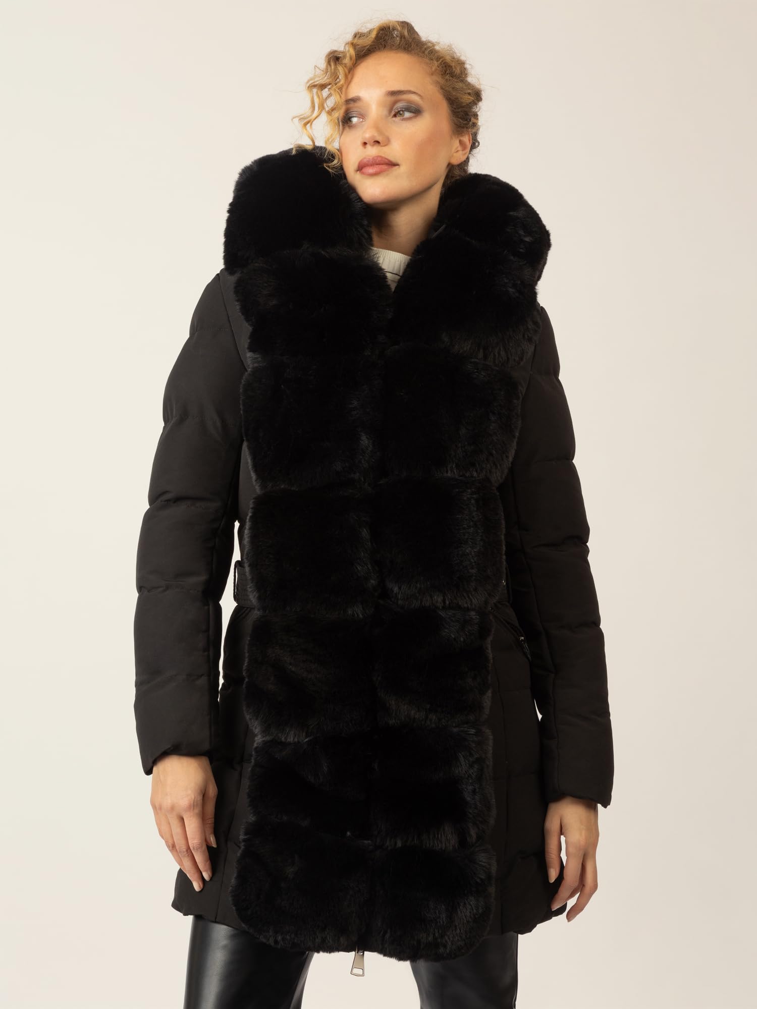 APART Fashion Damen Winterjacke Winterjacke (1er Pack)