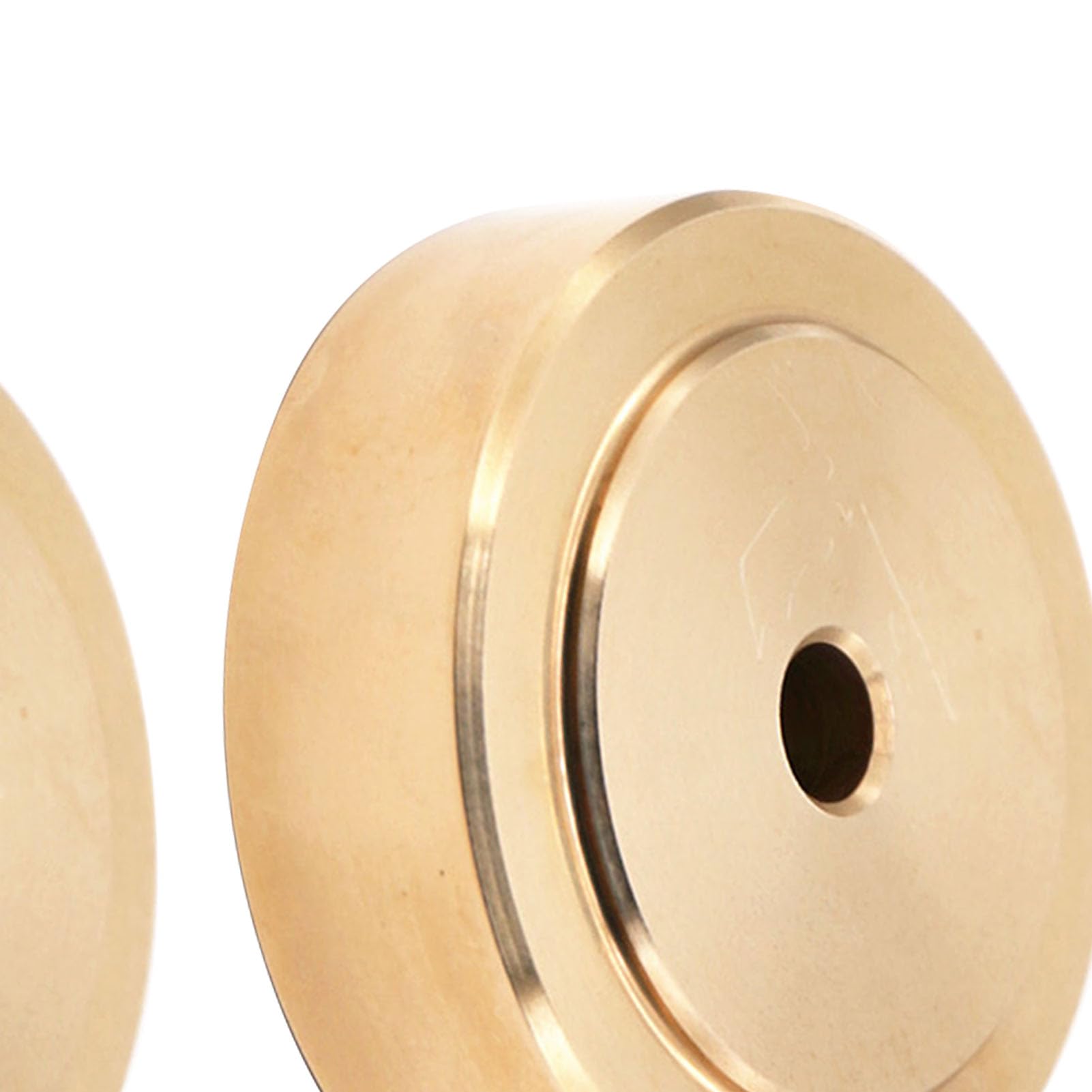 Piedini per Tagliere in Ottone da 4 Pezzi, Gambe per Piedini per Tagliere, Kit di Viti in Gomma con Design Antiscivolo, Ideali per Cucina, Altoparlante, Amplificatore, Strumento, (30*20mm)