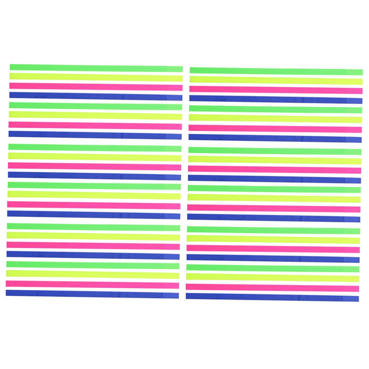 STOBOK 24sätze Hochlighter Klebeband Verschiedenen Farben Transparentes Markierungsband Für Notizen Lesematerial Und Wiederverwendbare Haftstreifen Für Schüler Und Studenten