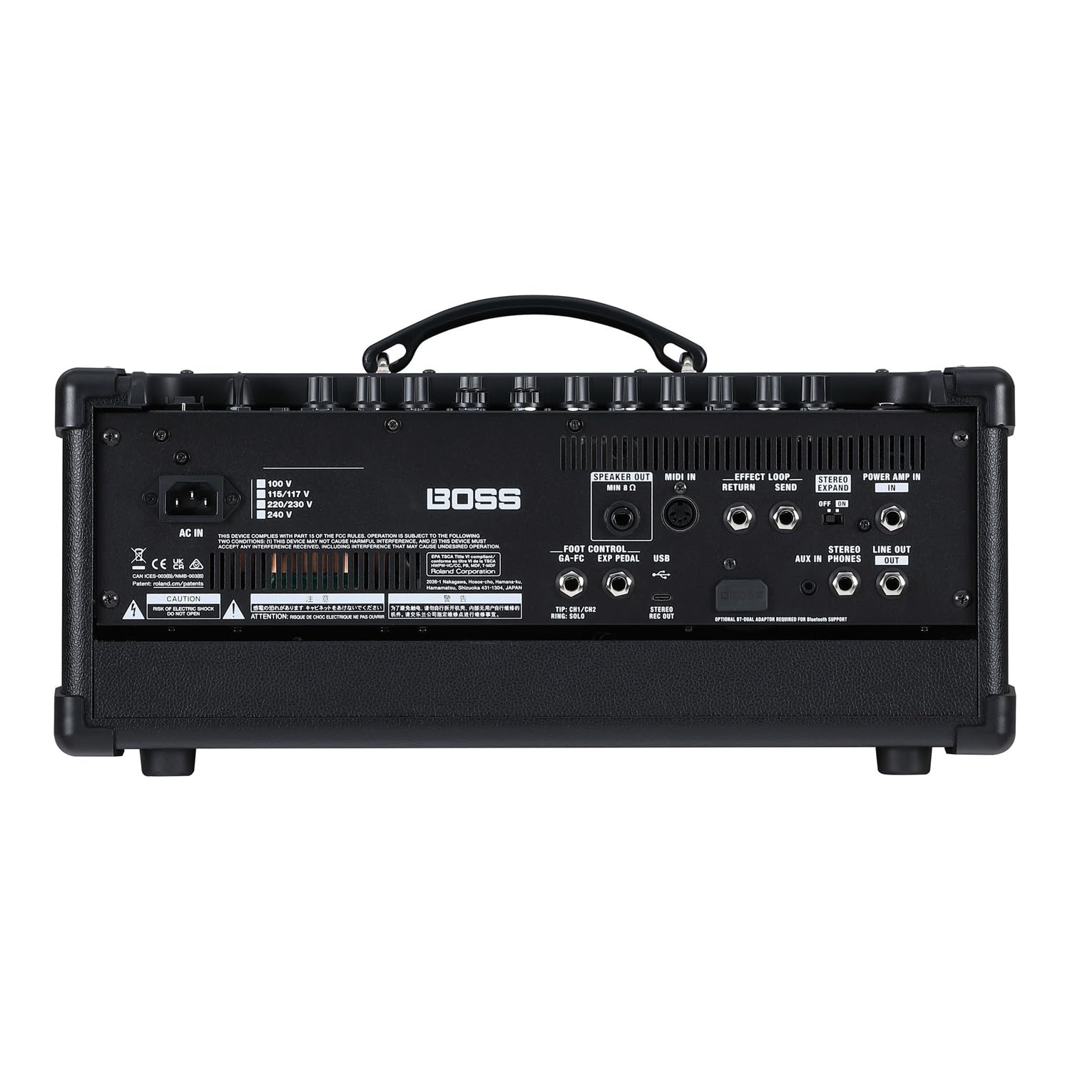 Boss Katana Head Gen 3 Gitarrenverstärker Amp Topteil mit GA-FC-EX Fußschalter und keepdrum Klinkenkabel