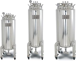 USA Lab ASME Dual Jacketed Solvent Tank w/Compression - 100LB, 200LB, 400LB & 600LB (48LB, 96LB, 192LB & 300LB Butane) - USAlab