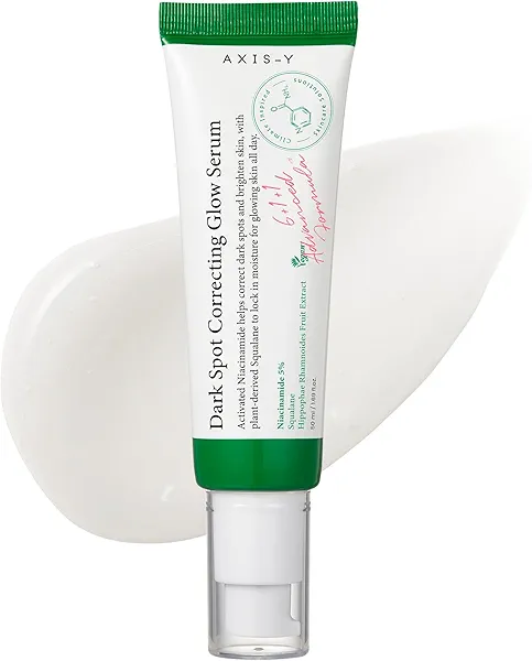 AXIS-Y Dark Spot Correcting Glow Serum - 5% Niacinamide Dark Spot Remover For Face - Vegan Korean Skin Care Niacinamide Serum for All Skin Types - 1.69 fl. oz.