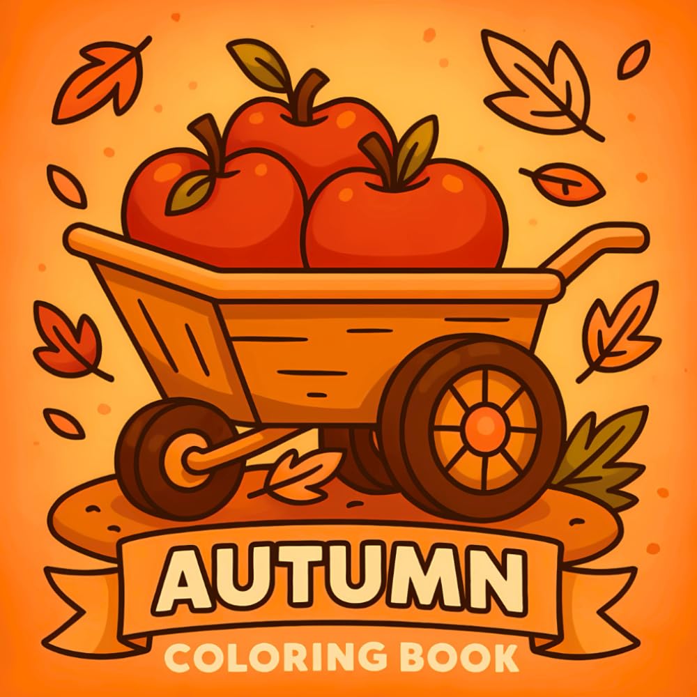 Autumn Coloring Book: 50 Cozy Fall Vibes Coloring Pages with Bold and Easy Designs for All Ages (Autumn Magic Coloring Collection – Cozy Fall and Thanksgiving Pages for Relaxation)