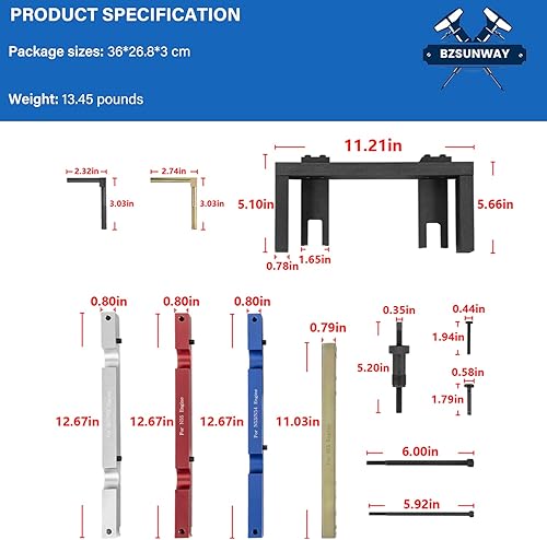 Miniatura 7 de Master Tool Set de herramientas de motor de levas de sincronización de motor Herramienta de alineación del volante del cigüeñal compatible con BMW