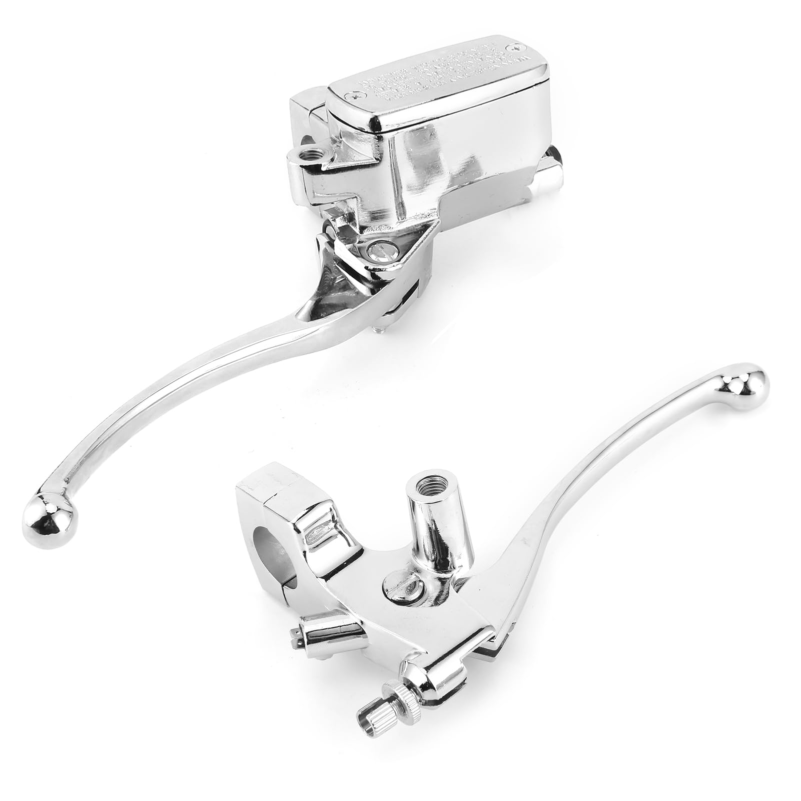Maître-cylindre de frein et d'embrayage hydraulique pour guidon, levier d'embrayage hydraulique gauche/droite, maître-cylindre de frein pour guidon de moto et VTT de 2,5 cm
