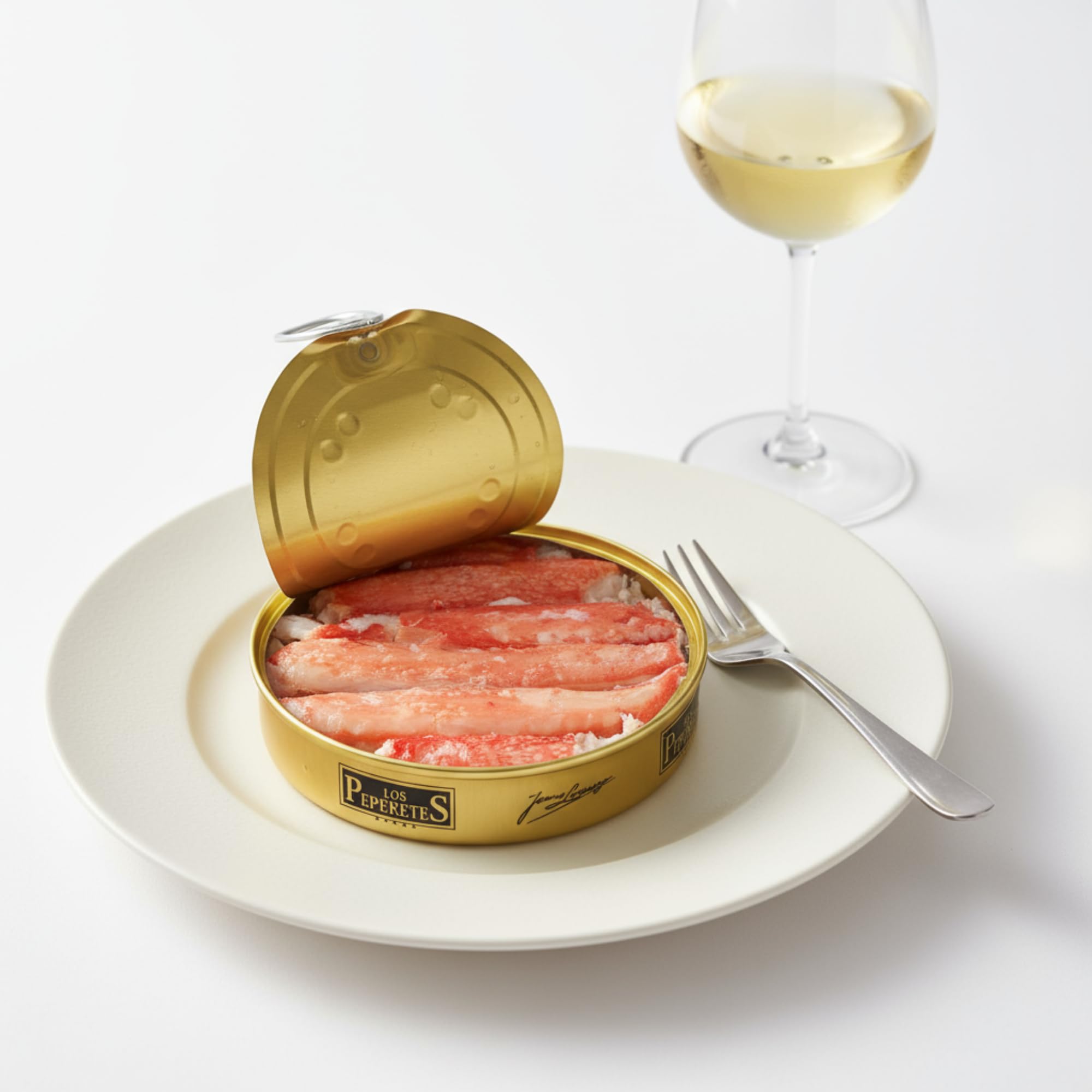 LOS PEPERETES Cangrejo de las Nieves 120 g | Marisco Gallego Gourmet | Carne de Cangrejo del Atlántico | Conserva Artesanal y Natural | Producto Premium con Sabor del Mar de Galicia