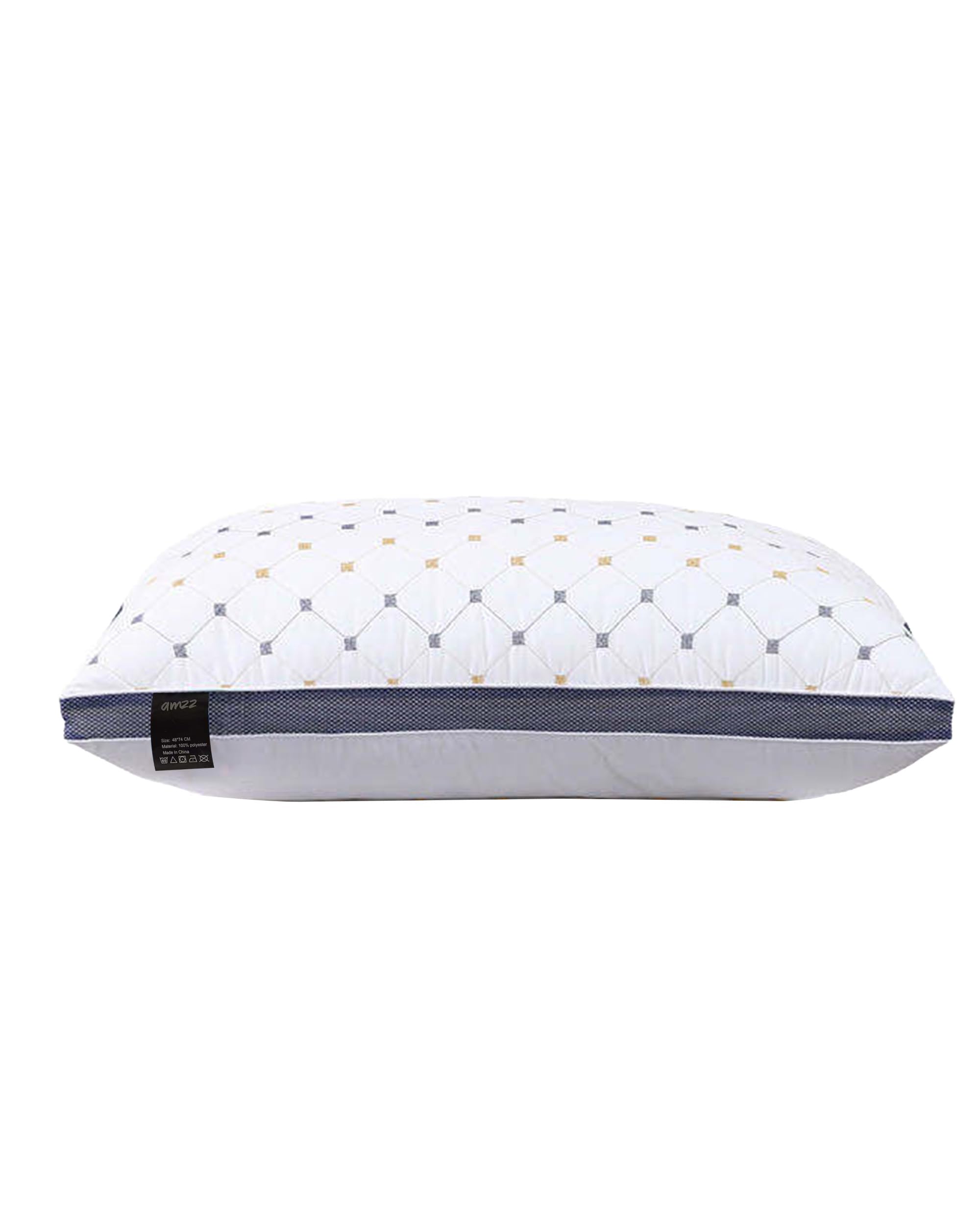 Amzz Supreme Pillows Standard Size Set of 1 for Sleeping, Hotel Collection Bed Pillow,Soft and Premium Style Pillows for Side Back and Stomach Sleepers