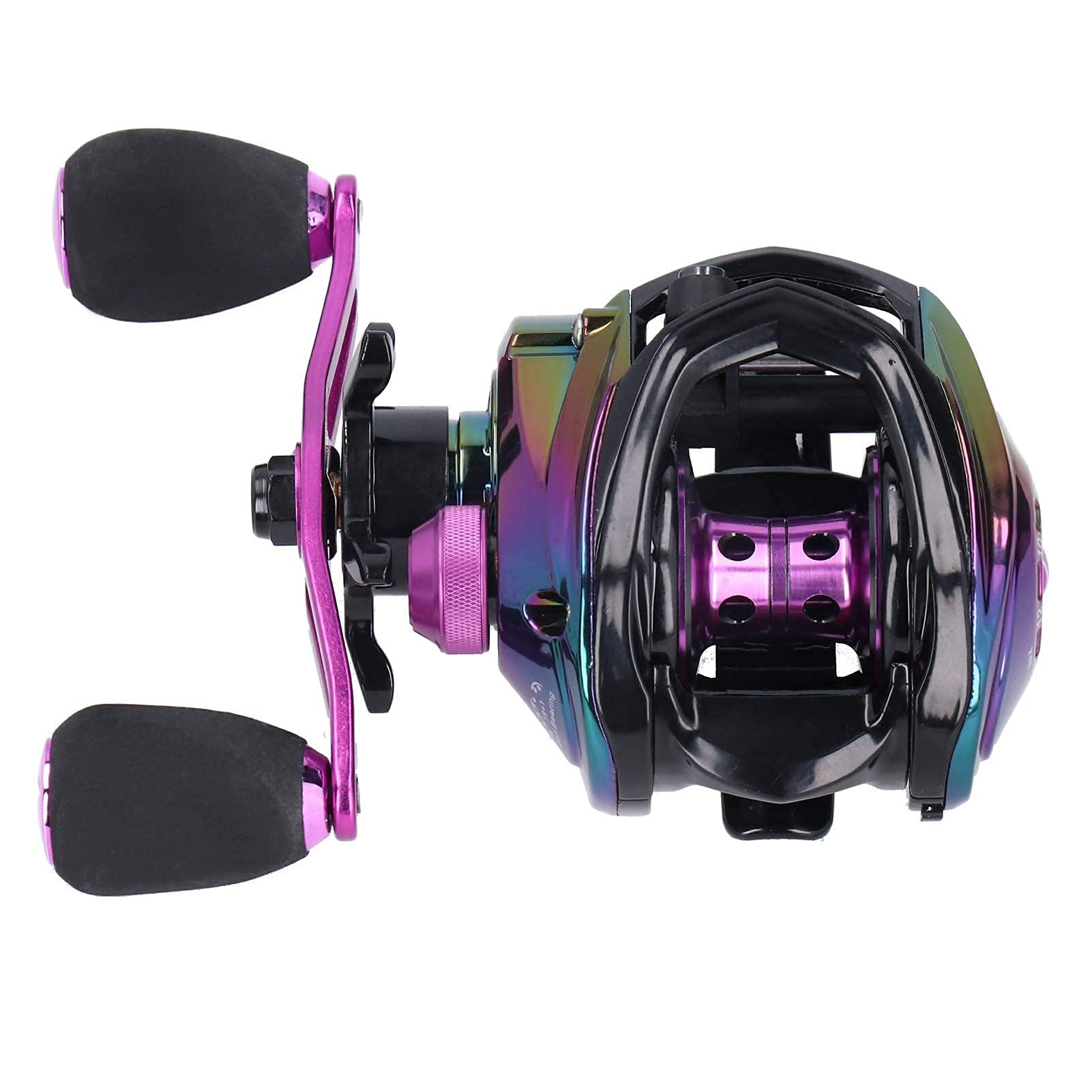 Baitcast Angelrolle baitcaster Angelrolle mit 12 Gang Magnetbremse Geschwindigkeitsverhältnis 8,1:1 und Moulinets pour la pêche à lancer als ultraleicht Spinnrolle für das Angeln