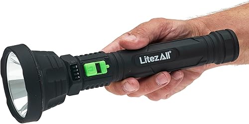 LitezAll Ultac Ultra Lite - Linterna recargable suave al tacto, 1000 lĂşmenes, haz hĂbrido, manta de luz de 1,269.7ft, ligera y potente (7 onzas), LitezAll Ultac Ultra Lite - Linterna recargable suave al tacto, 1000 lĂşmenes, haz hĂbrido, manta de luz de 1,269.7ft, ligera y potente (7 onzas),