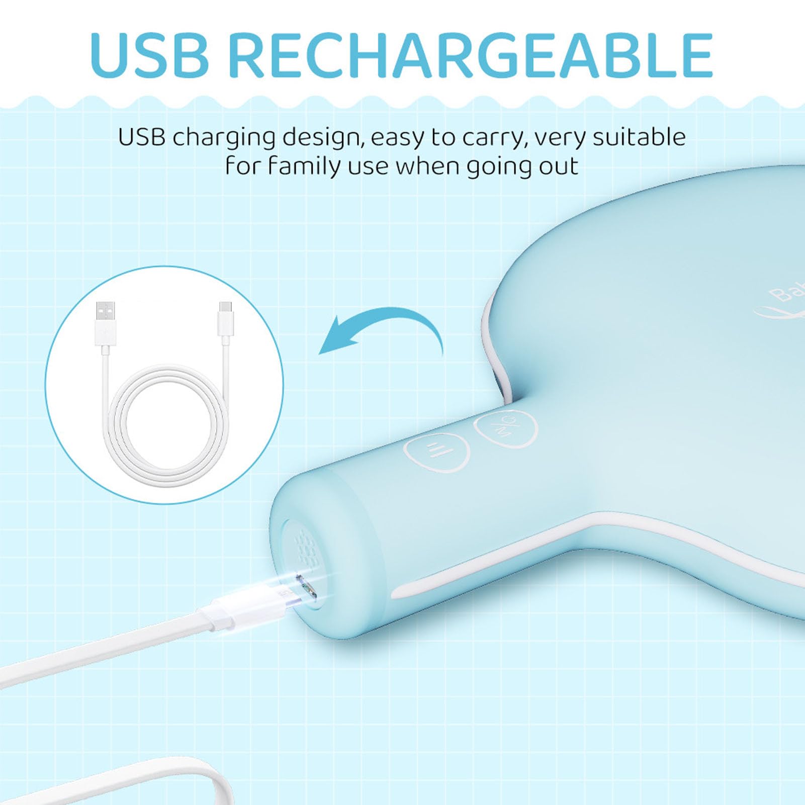 USB Tragbare Vibrierende Matratzenauflage fr Babys, 3 Vibrationsmodi Vibrations  Einschlafhilfe fr Babys, Kabellose Einschlafhilfe aus Baumwolle Einfcher  Platzierung : Amazon.de: Baby