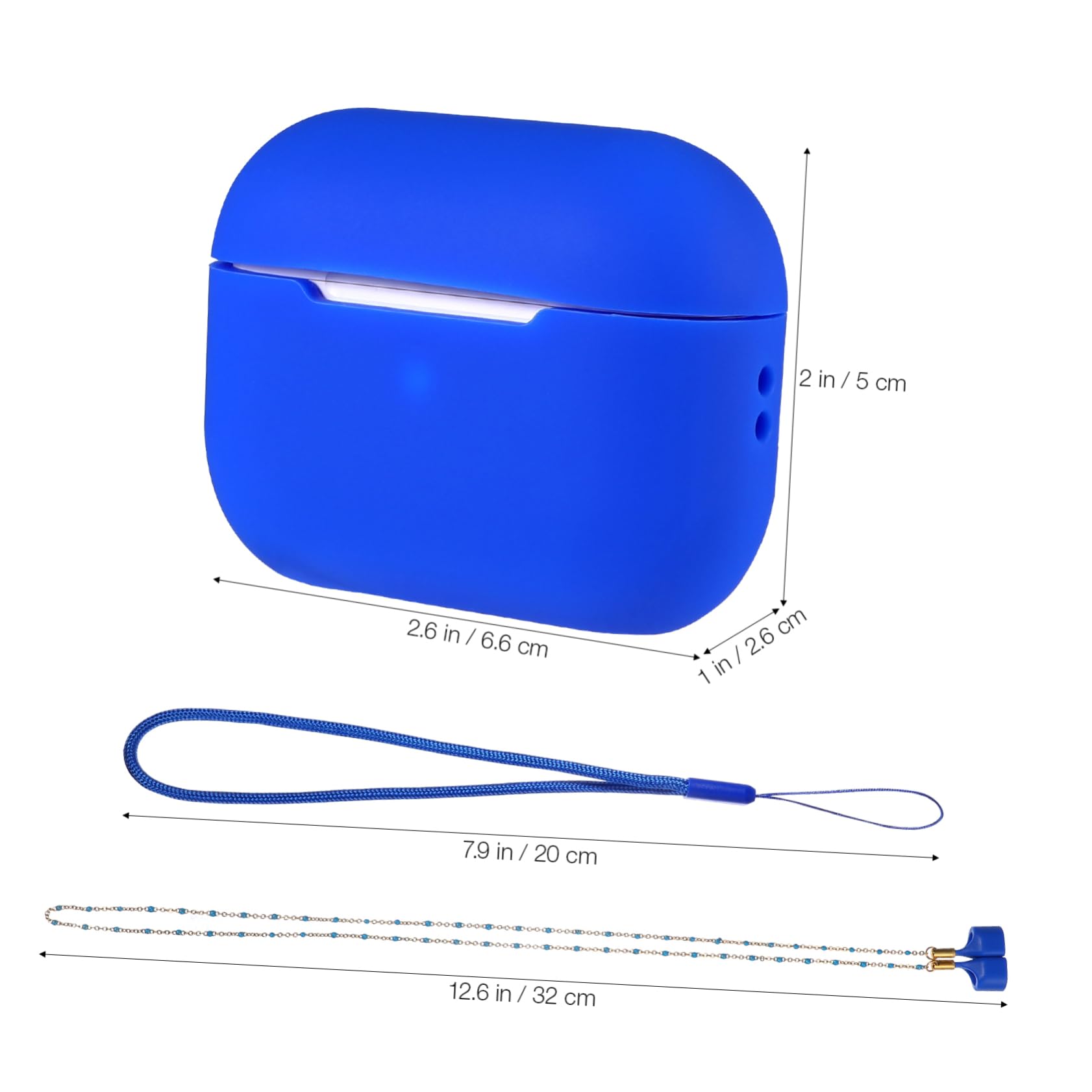DOITOOL Estuche De Silicona para Auriculares (3 Unidades) - Cadena Magnética para Auriculares
