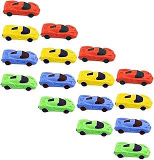 16pcs Eraser Food Erasers Animal Puzzle Mini Erasers for Kids Painting Art Erasers Mini Car Erasers Children Puzzles Car Shape Erasers Car Design Erasers Children Drawing Erasers