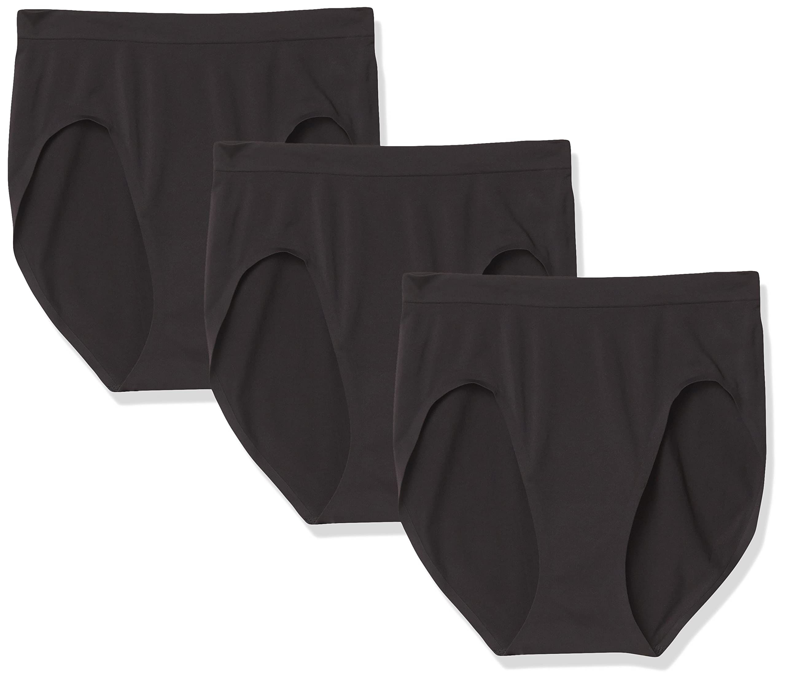 Bali womens 3-pack Easylite Seamless Hi-cutBriefs