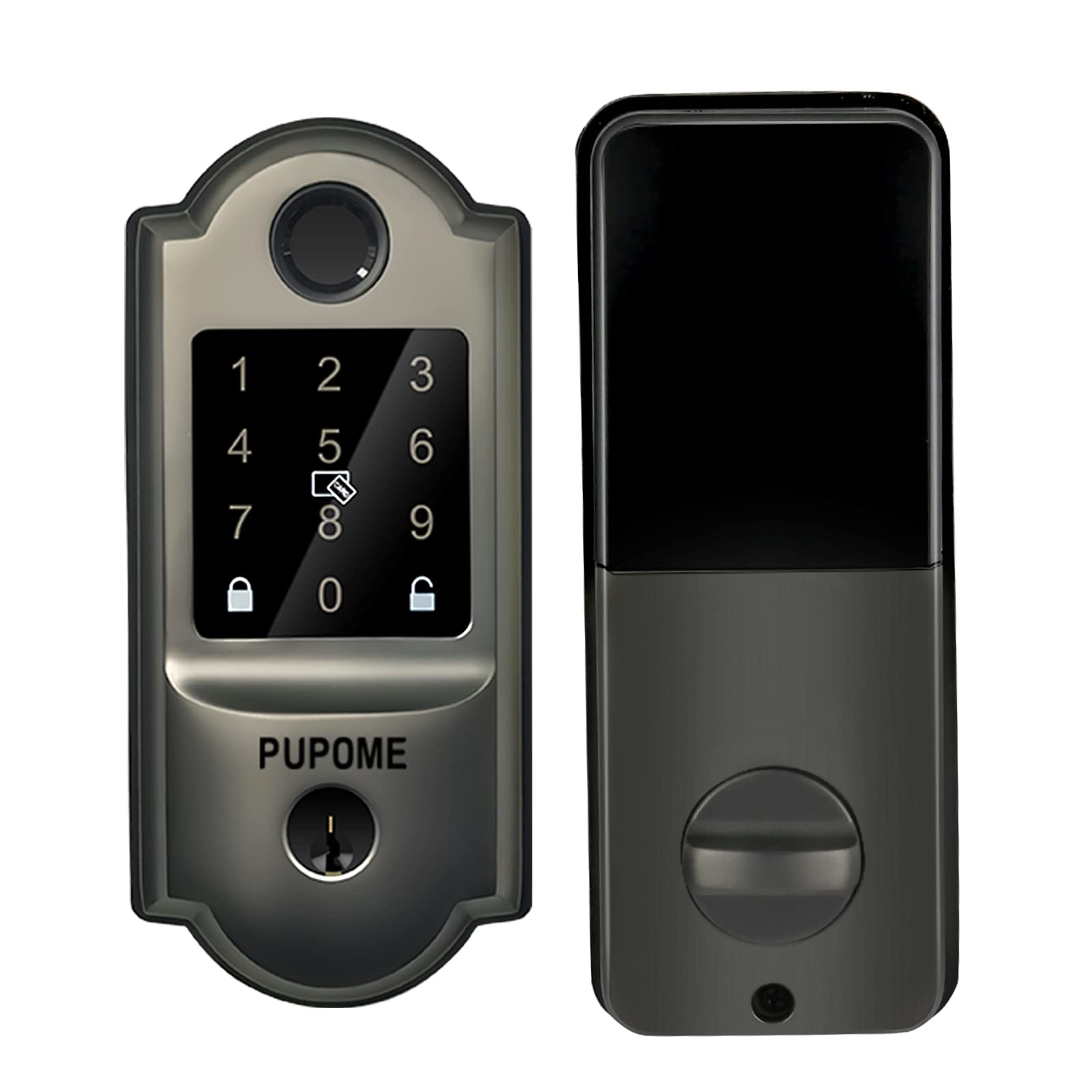 Buy Smart Door Lock, Pupome Keyless Entry Door Lock Front Door with